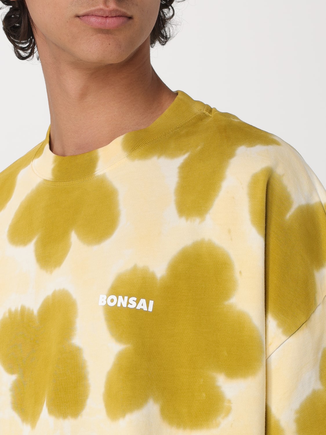 BONSAI: T-shirt men - Yellow | Bonsai t-shirt SS24TS002003 online at ...