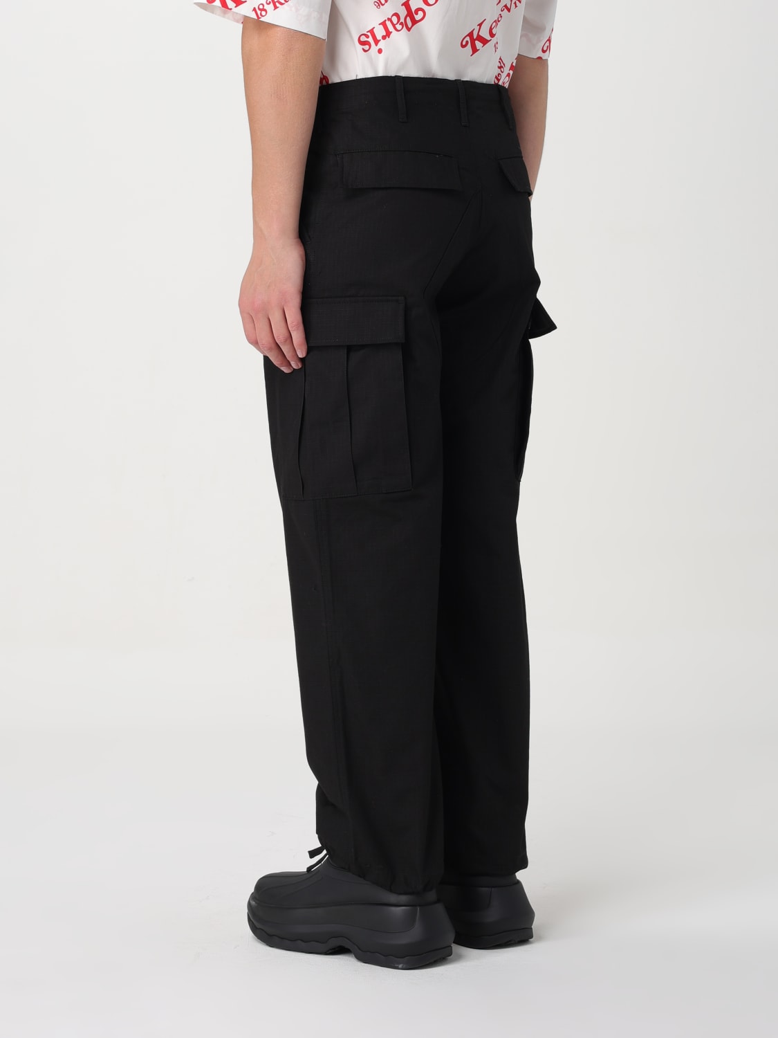 KENZO PANTS: Pants men Kenzo, Black - Img 3