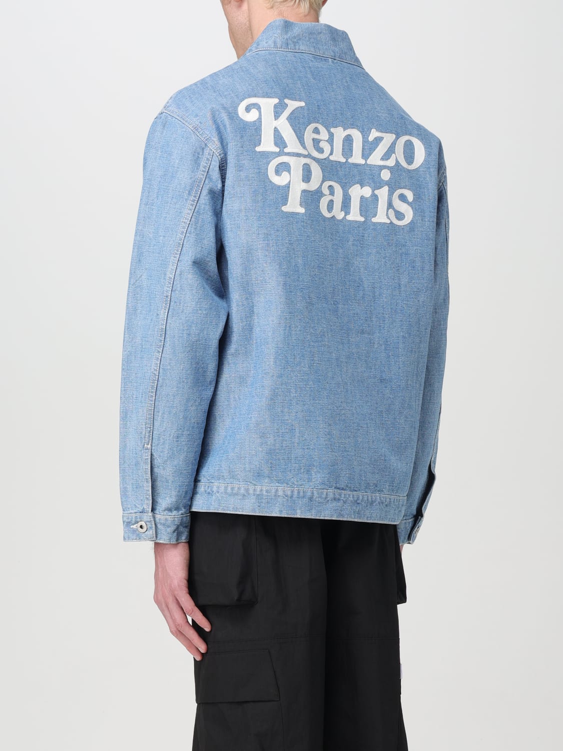 KENZO JACKET: Jacket men Kenzo, Denim - Img 3