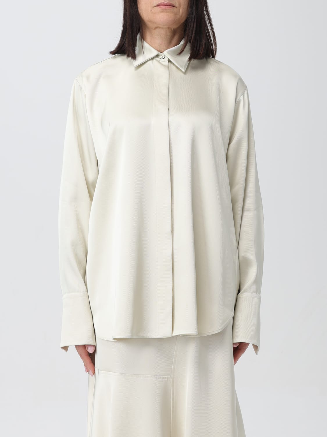 JIL SANDER シャツ: シャツ レディース Jil Sander, ナチュラル - Img 1