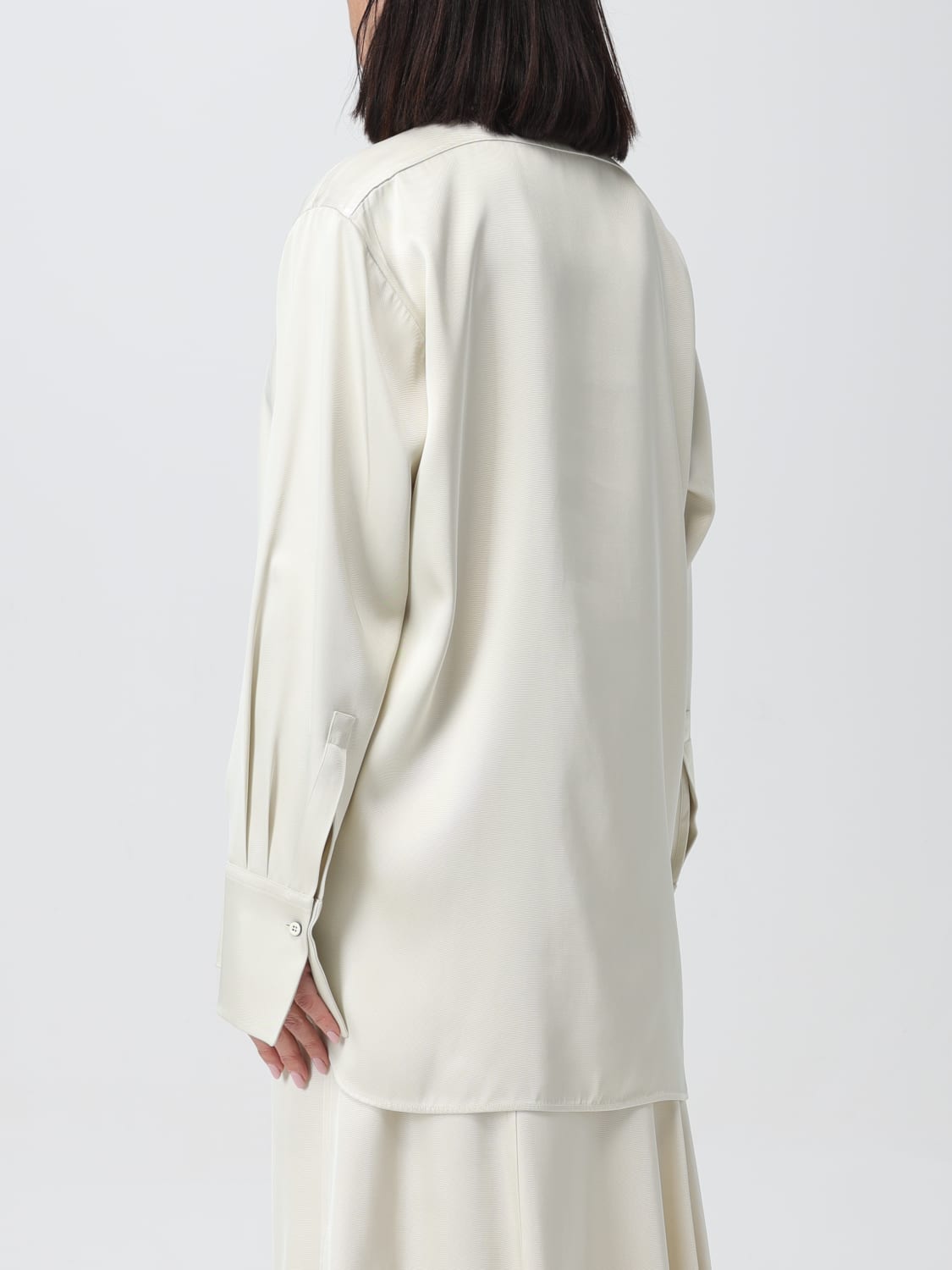 JIL SANDER シャツ: シャツ レディース Jil Sander, ナチュラル - Img 3