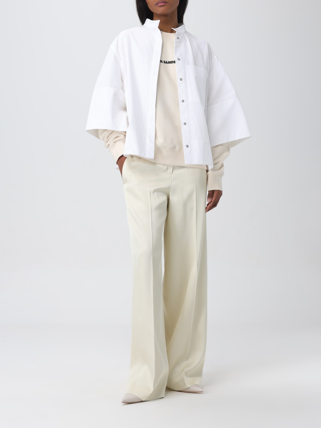 JIL SANDER PANTS: Pants woman Jil Sander, Natural - Img 2