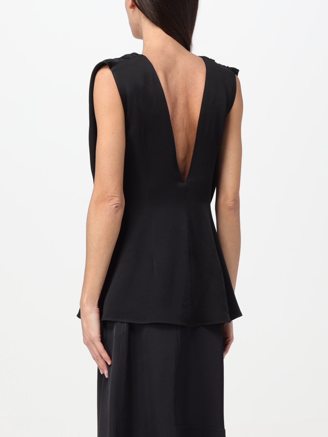 JIL SANDER TOP: Top woman Jil Sander, Black - Img 2