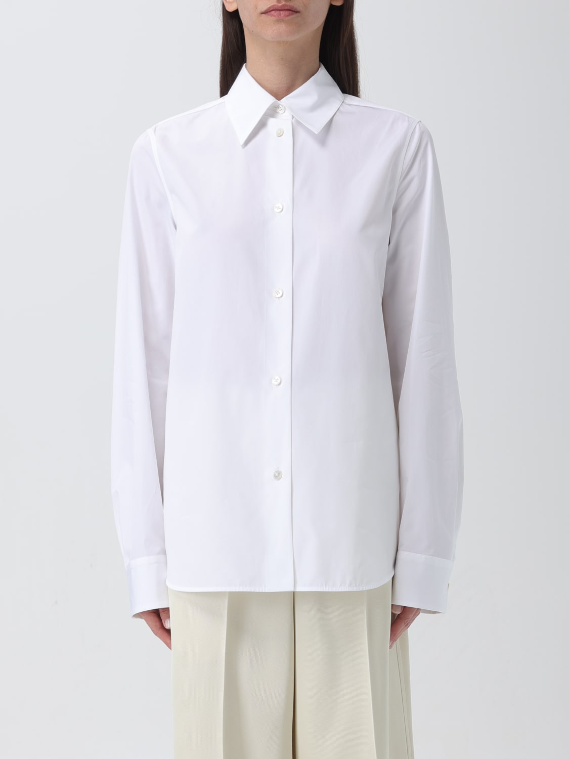 JIL SANDER シャツ: シャツ レディース Jil Sander, ホワイト - Img 1