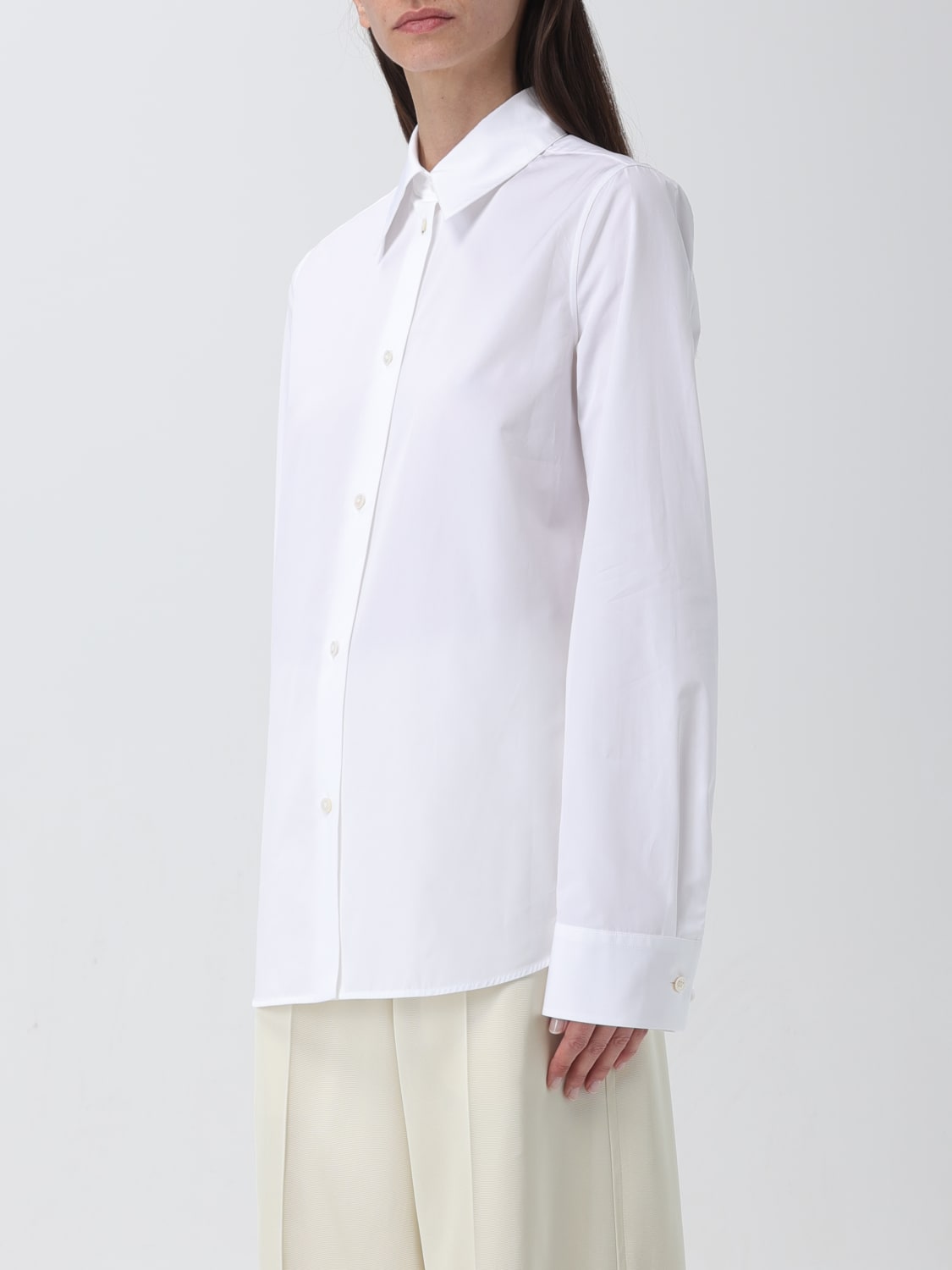 JIL SANDER シャツ: シャツ レディース Jil Sander, ホワイト - Img 4