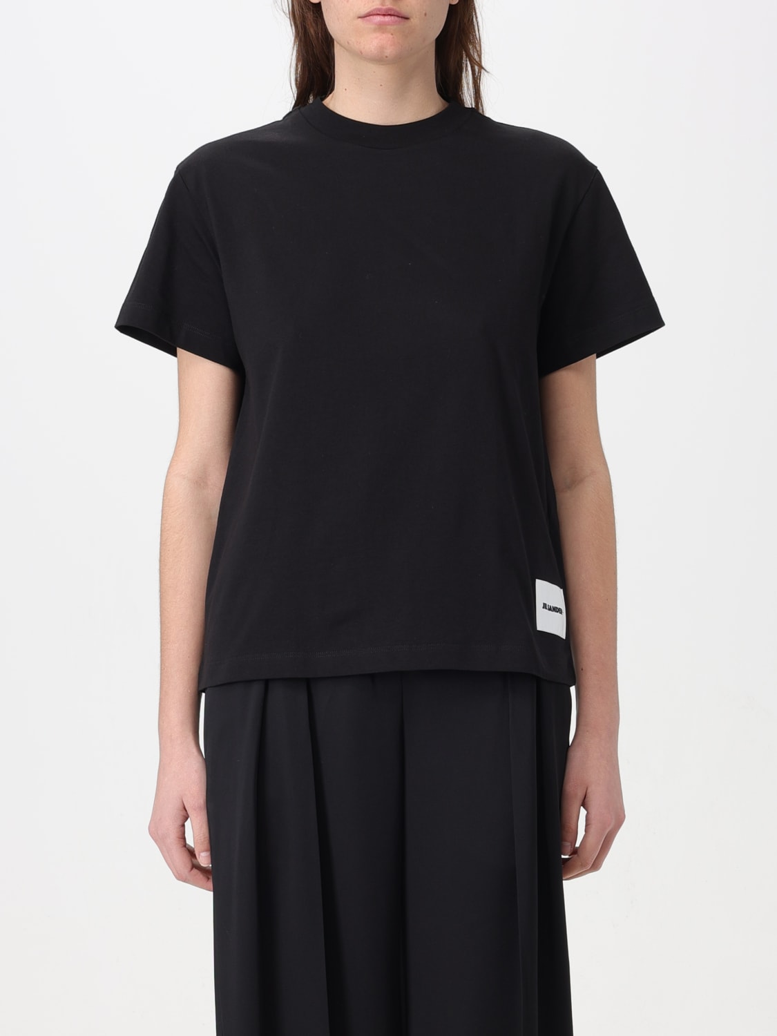 JIL SANDER Tシャツ: Tシャツ レディース Jil Sander, ブラック - Img 1