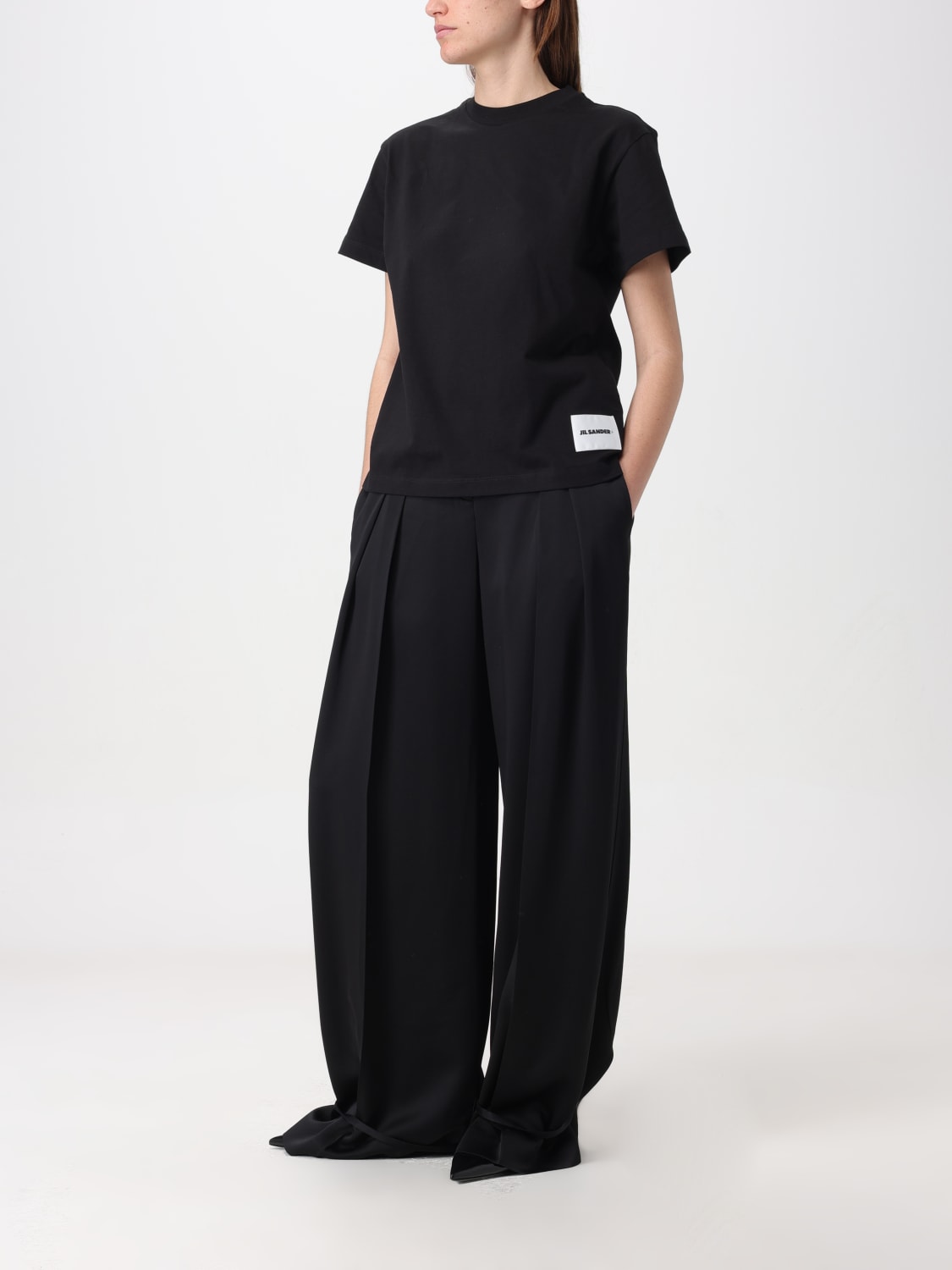 JIL SANDER T-SHIRT: T-shirt woman Jil Sander, Black - Img 6