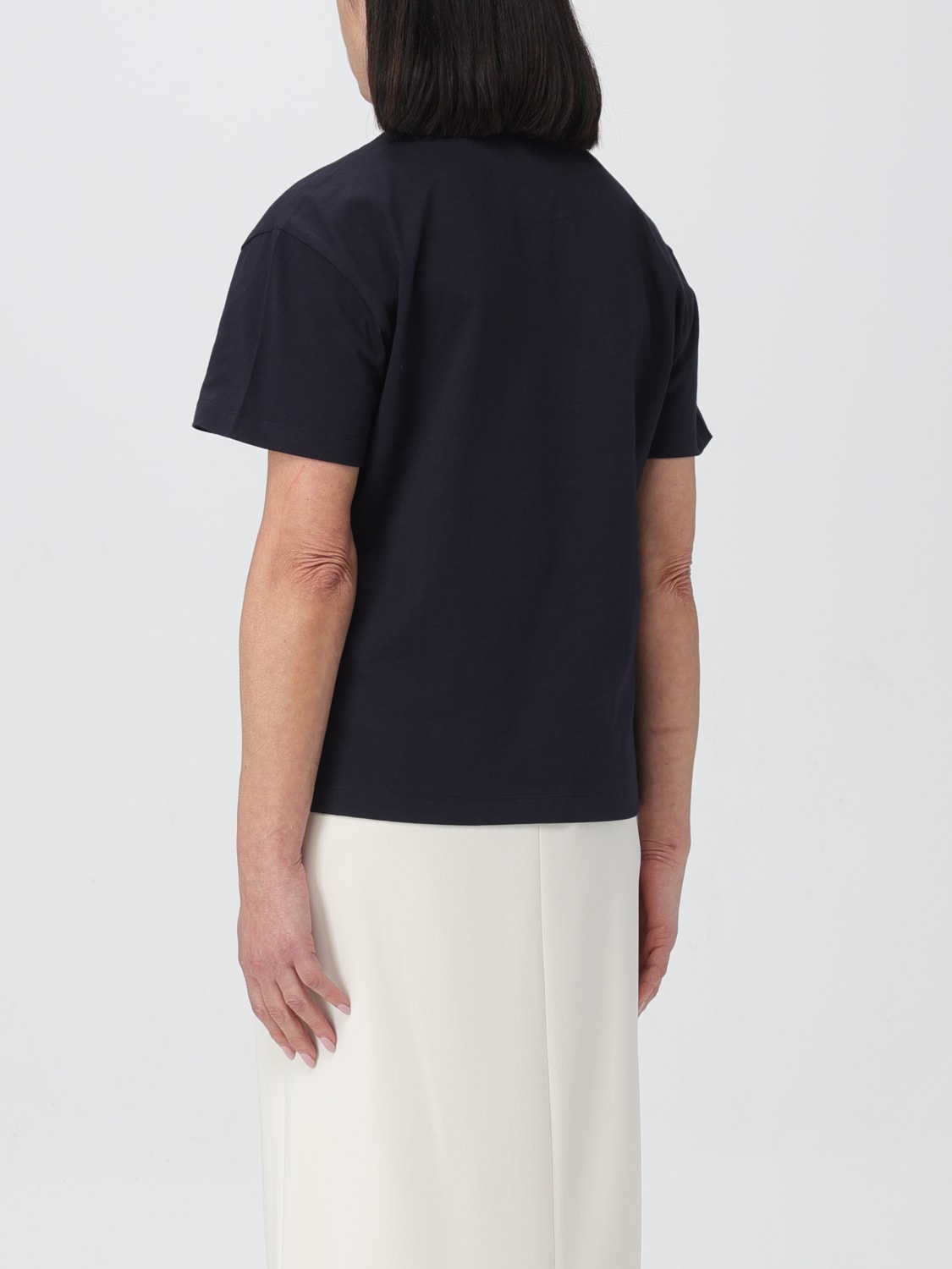 JIL SANDER CAMISETA: Camiseta mujer Jil Sander, Azul Oscuro - Img 3
