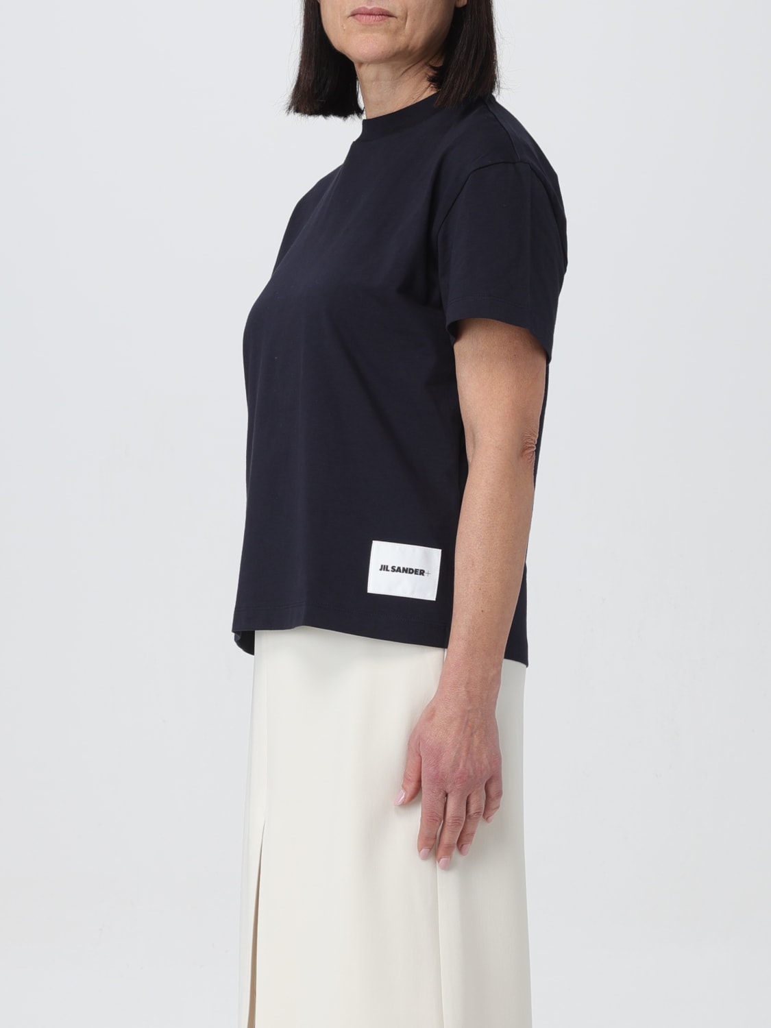JIL SANDER CAMISETA: Camiseta mujer Jil Sander, Azul Oscuro - Img 4