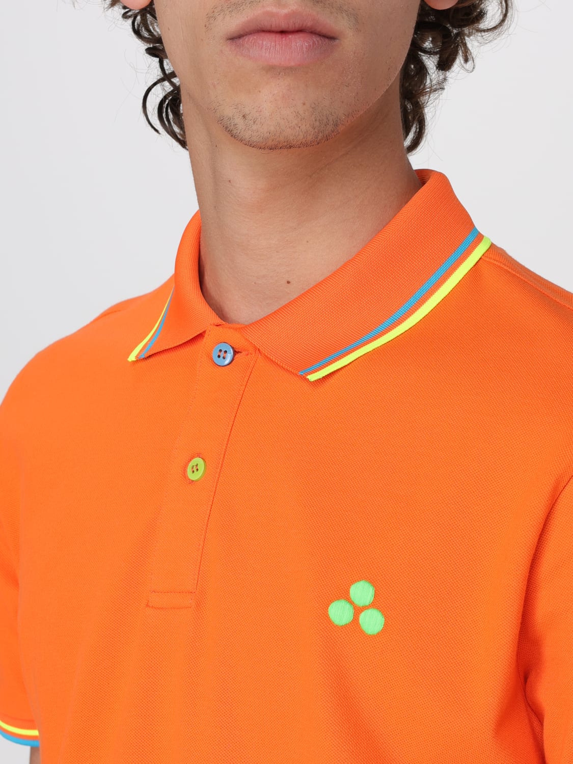 PEUTEREY POLO SHIRT: Polo shirt men Peuterey, Orange - Img 3