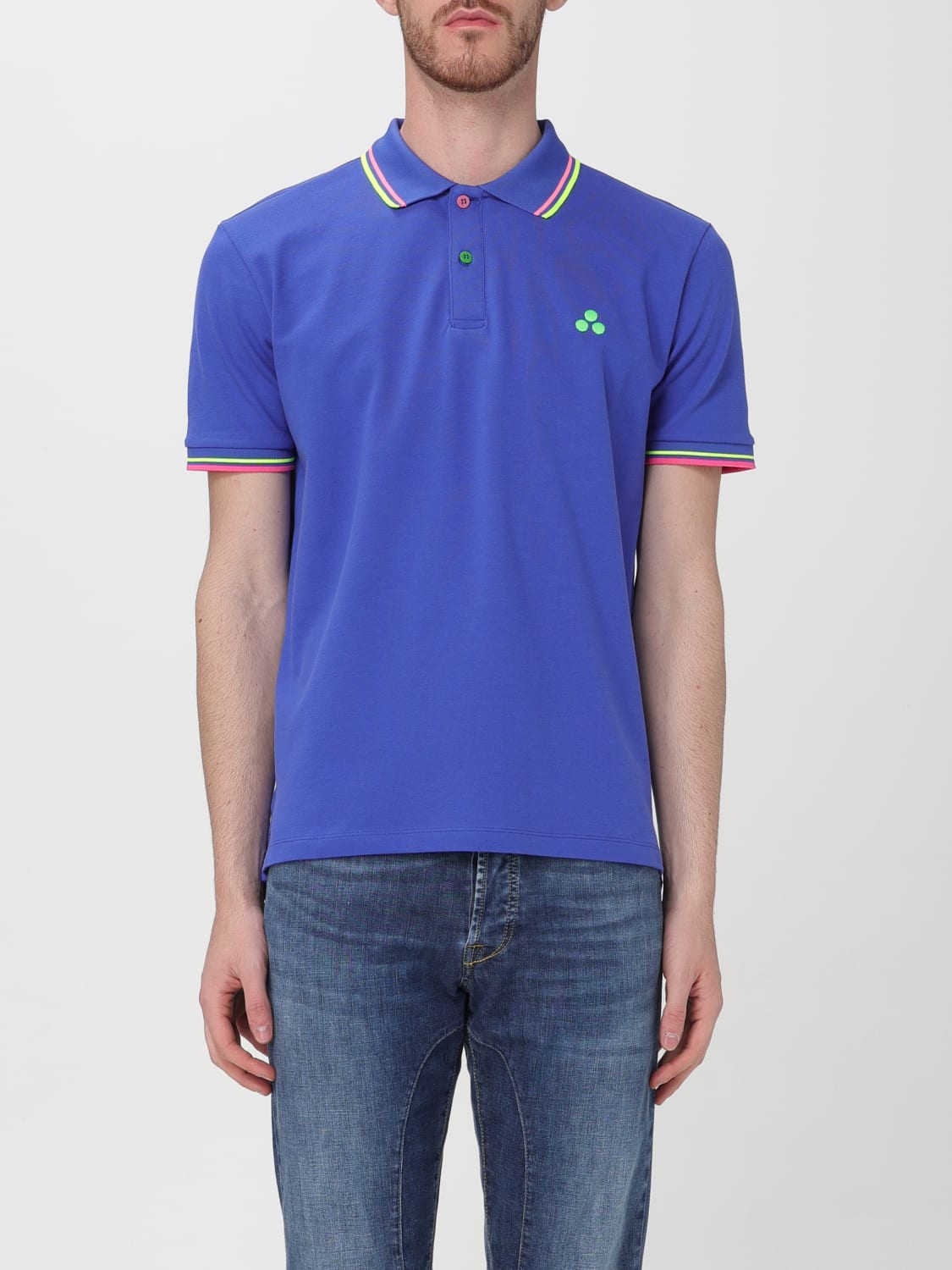 PEUTEREY POLO SHIRT: Polo shirt men Peuterey, Blue 1 - Img 1