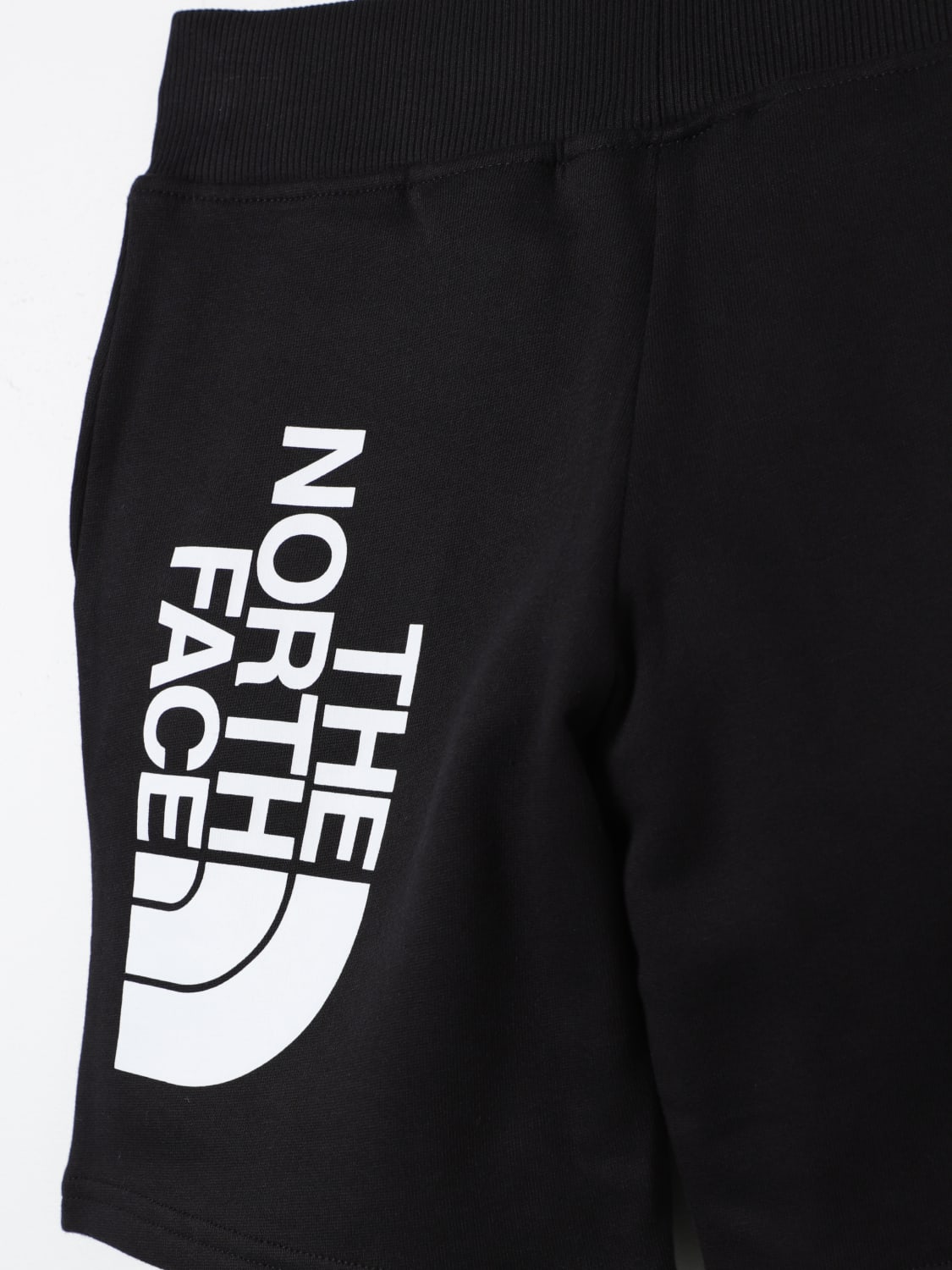 North face logo shorts store