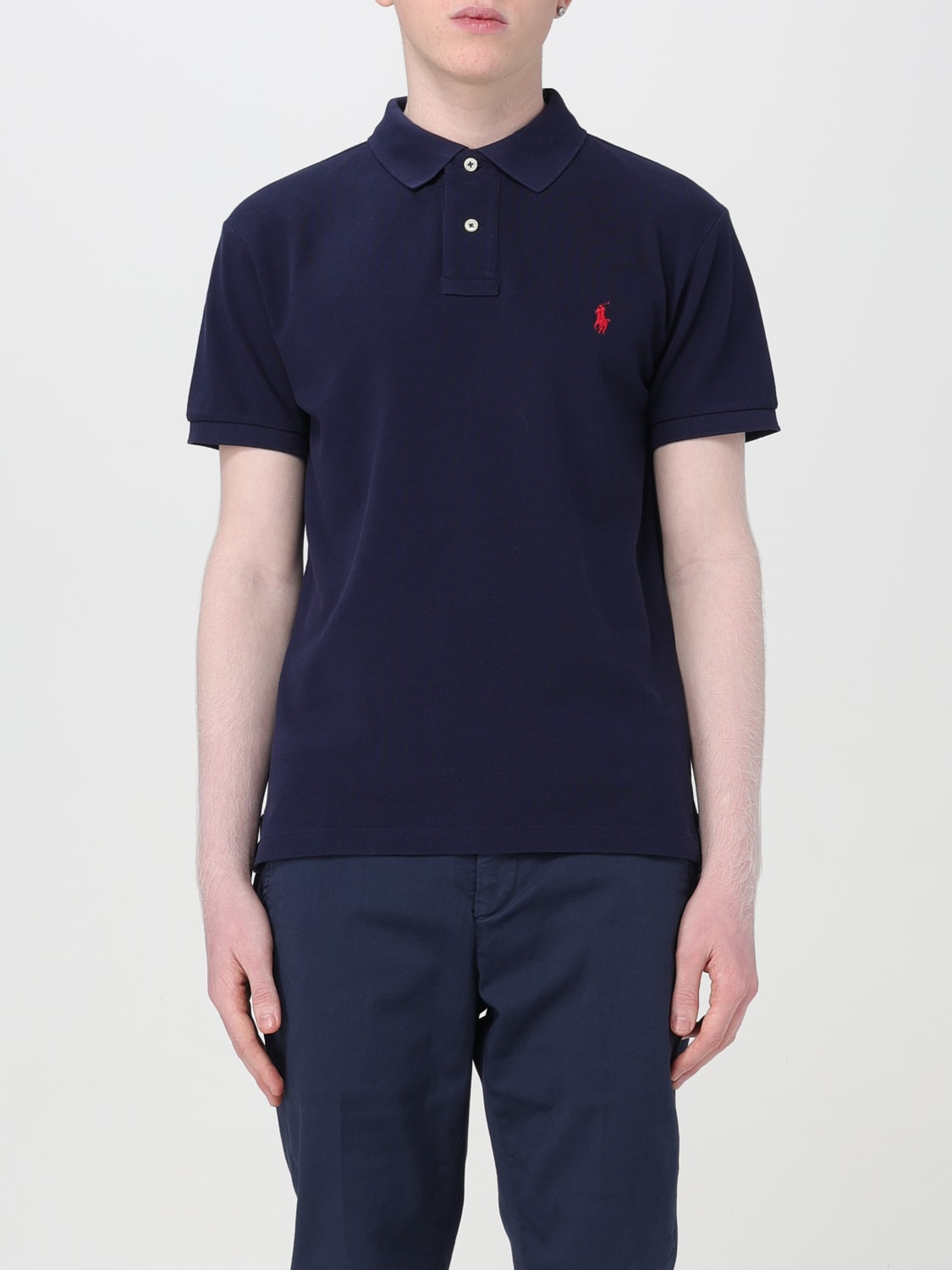 POLO RALPH LAUREN: Polo shirt men - Blue | Polo Ralph Lauren polo