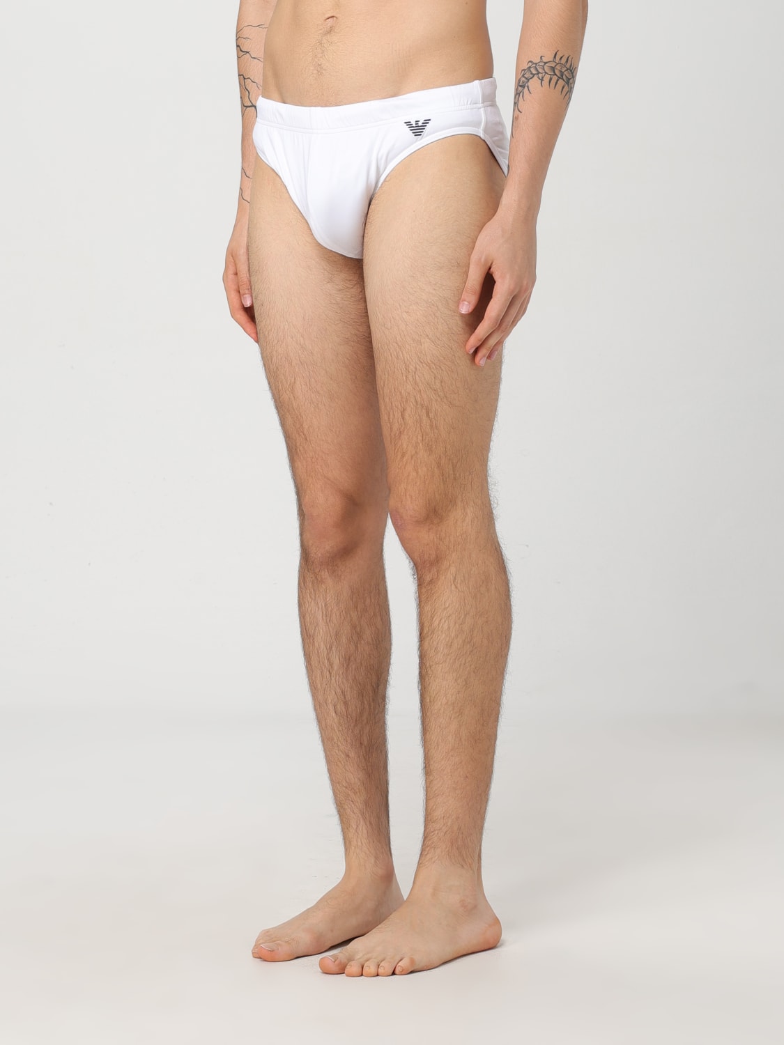 EMPORIO ARMANI SWIMWEAR Swimsuit men White Emporio Armani Swimwear swimsuit 211720 4R401 online at GIGLIO.COM