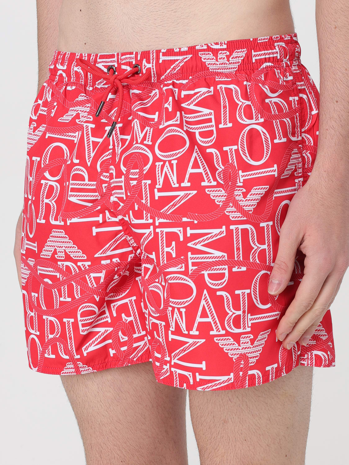 EMPORIO ARMANI SWIMWEAR Maillot de bain homme Rouge Maillot De Bain Emporio Armani Swimwear 211740 4R435 en ligne sur GIGLIO.COM