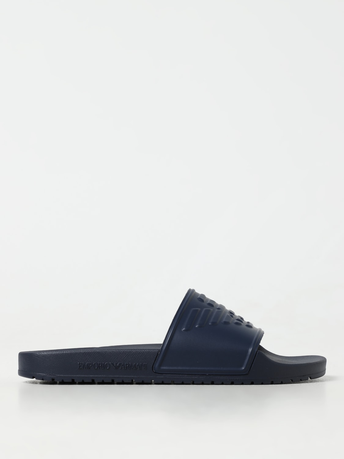 Emporio Armani Swimwear Outlet Shoes men Navy Emporio Armani Swimwear sandals XVPS08 XN747 online at GIGLIO.COM