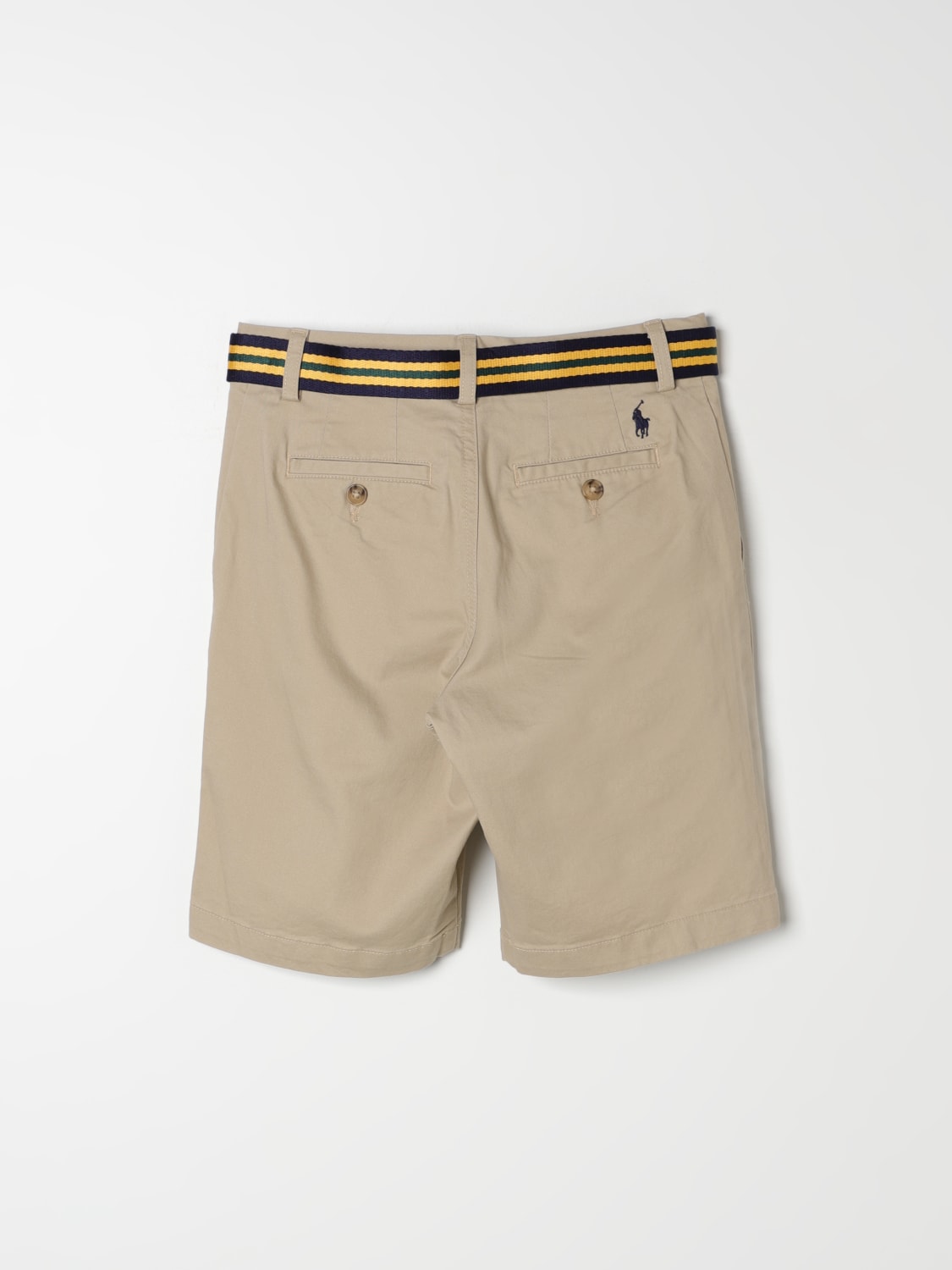 POLO RALPH LAUREN SHORTS: Shorts kids Polo Ralph Lauren, Beige - Img 2