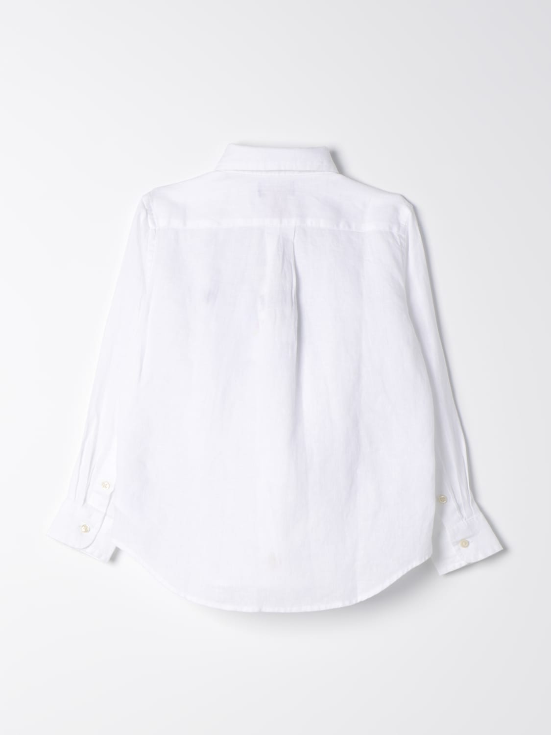 POLO RALPH LAUREN SHIRT: Shirt kids Polo Ralph Lauren, White - Img 2