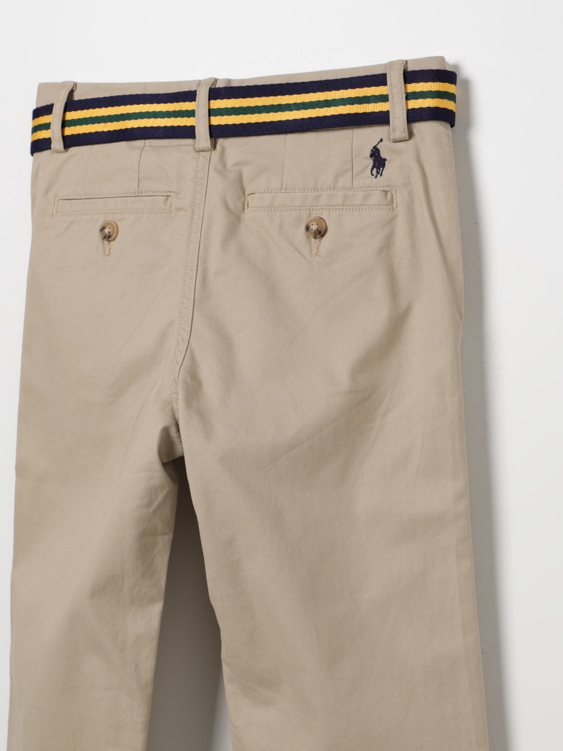 POLO RALPH LAUREN PANTALON: Pantalon enfant Polo Ralph Lauren, Beige - Img 3