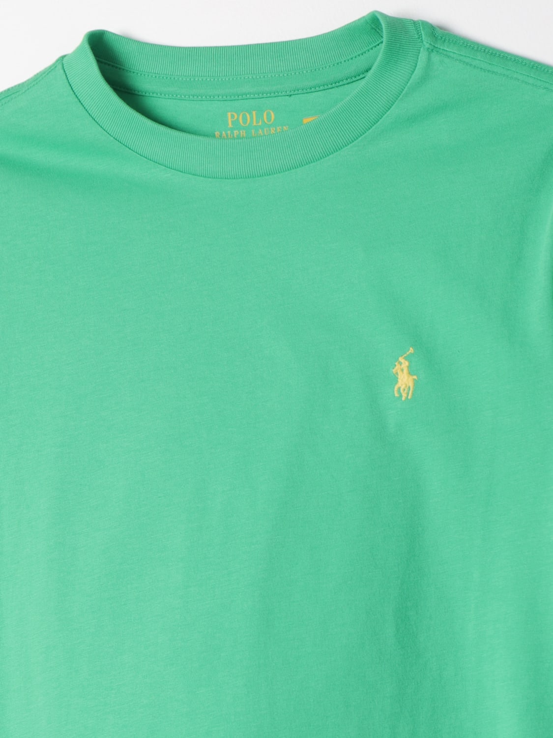 POLO RALPH LAUREN T-SHIRT: T-shirt kids Polo Ralph Lauren, Green - Img 3