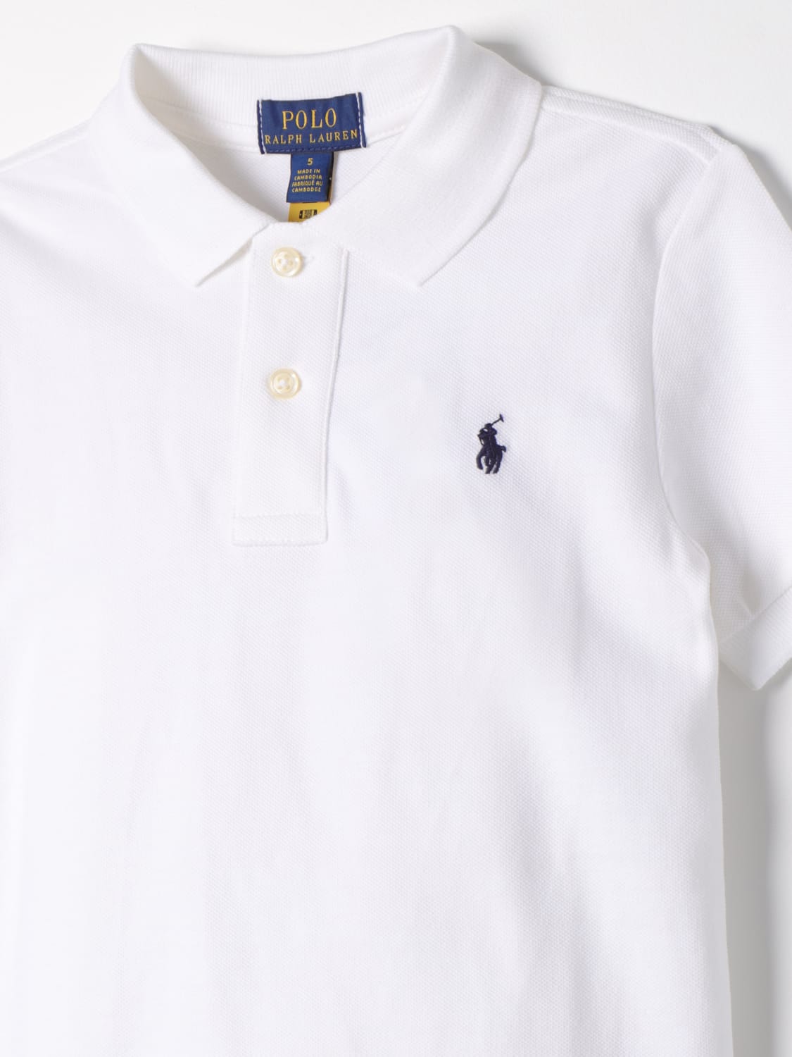 POLO RALPH LAUREN 폴로 셔츠: 폴로 셔츠 남아 Polo Ralph Lauren, 화이트 - Img 3