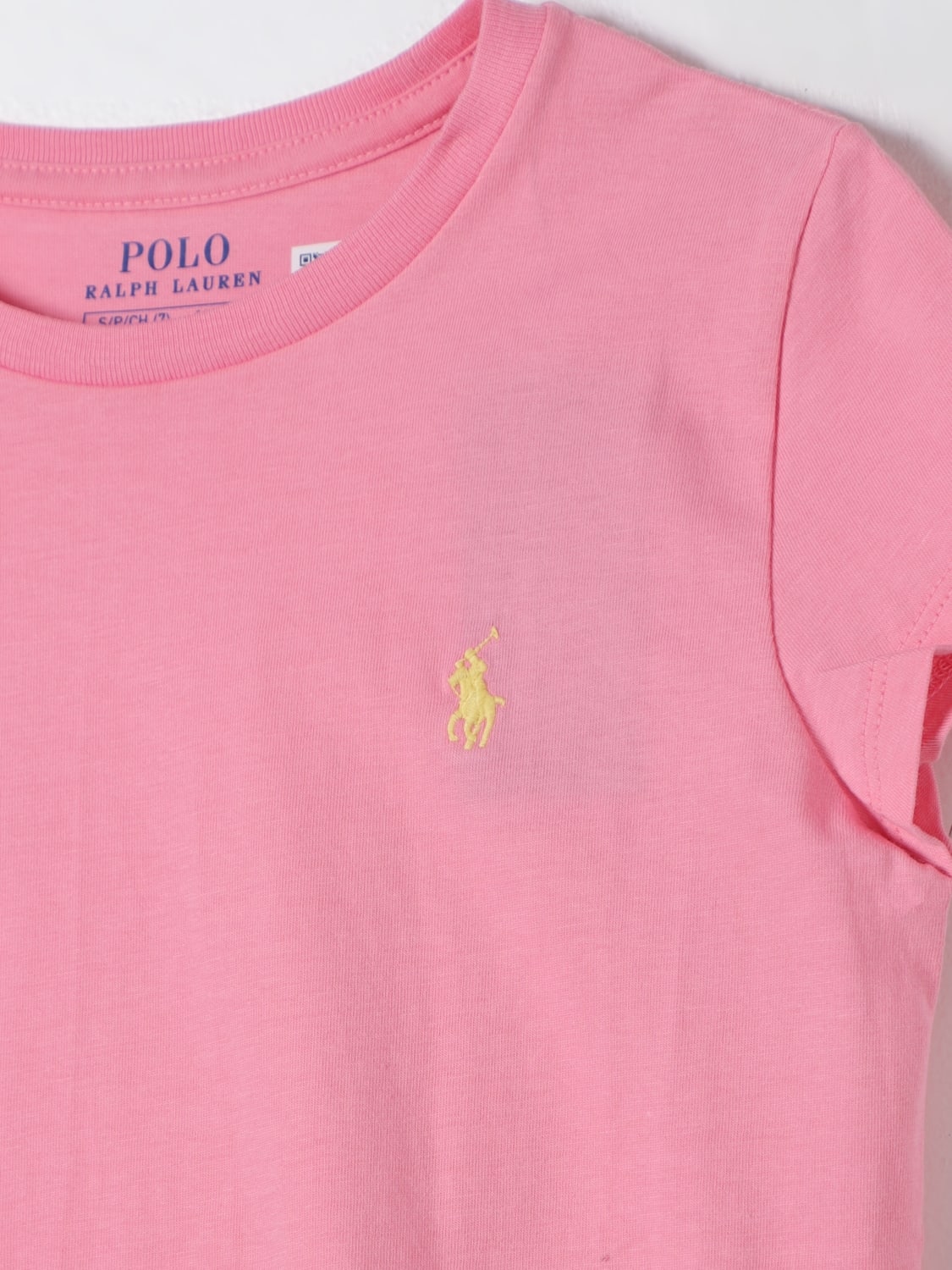 POLO RALPH LAUREN 티셔츠: 티셔츠 남아 Polo Ralph Lauren, 핑크 - Img 3