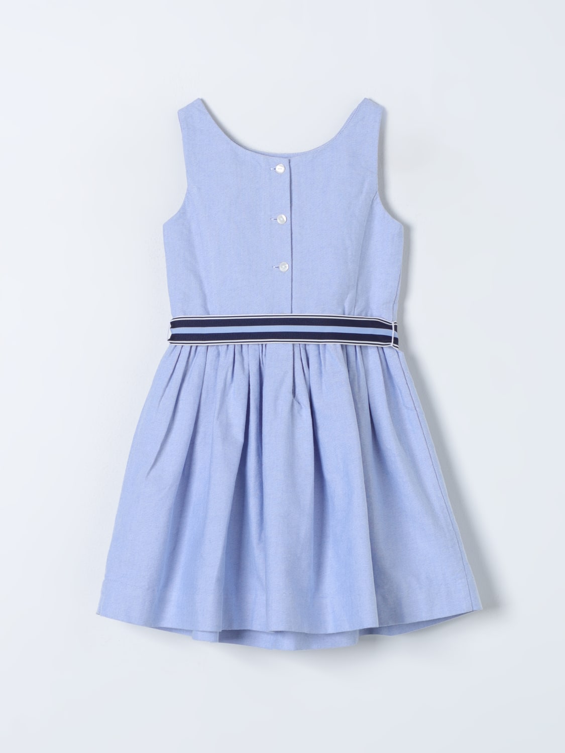 POLO RALPH LAUREN ROBE: Robe enfant Polo Ralph Lauren, Bleu Azur - Img 2