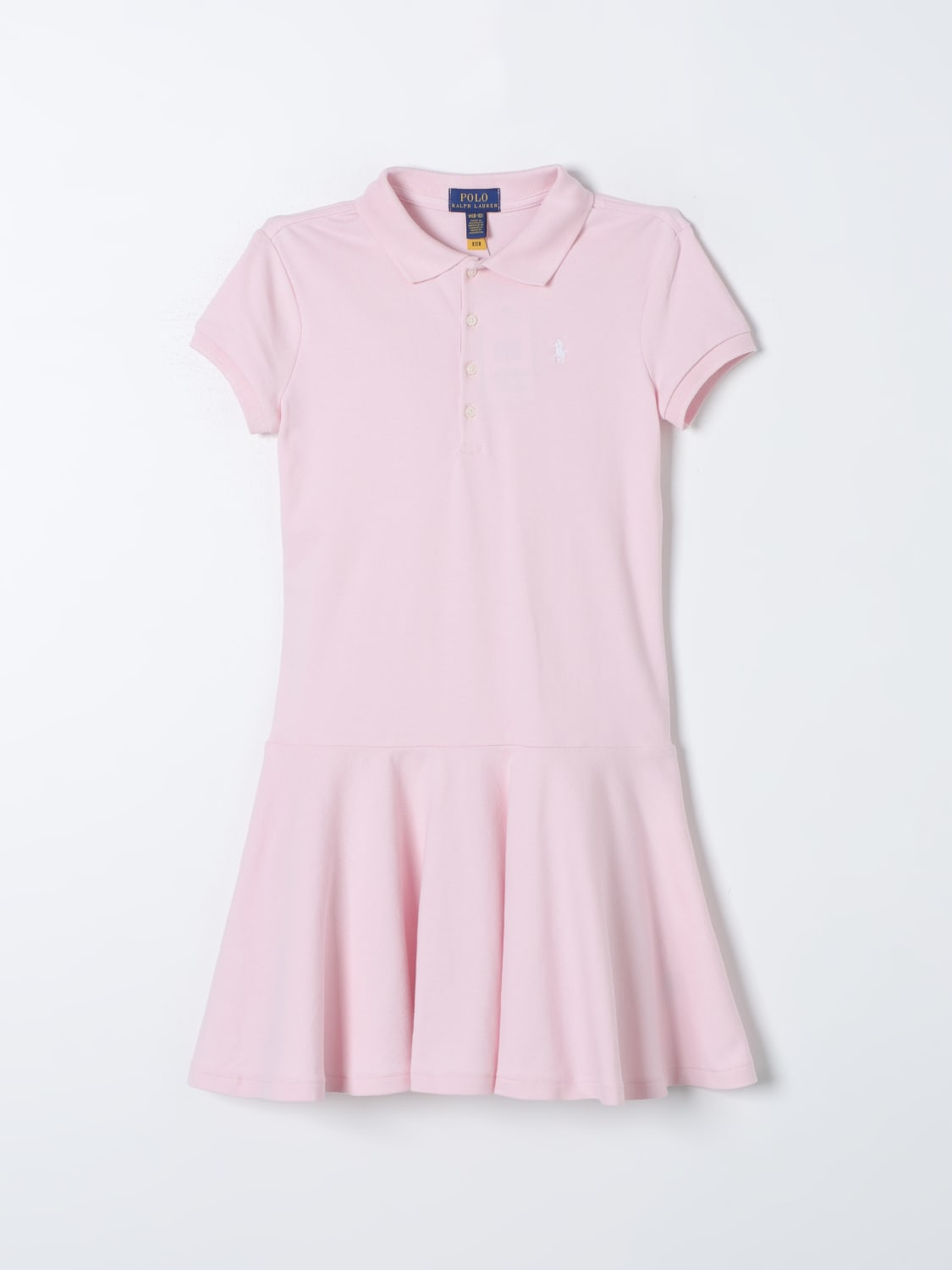 POLO RALPH LAUREN ROBE: Robe enfant Polo Ralph Lauren, Rose - Img 1