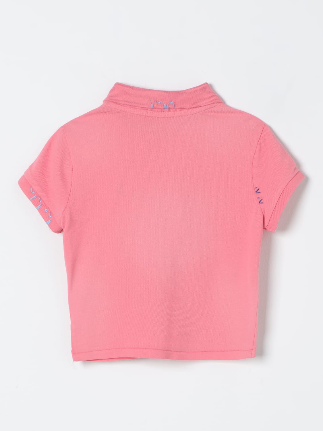 Fashion polo rose enfant