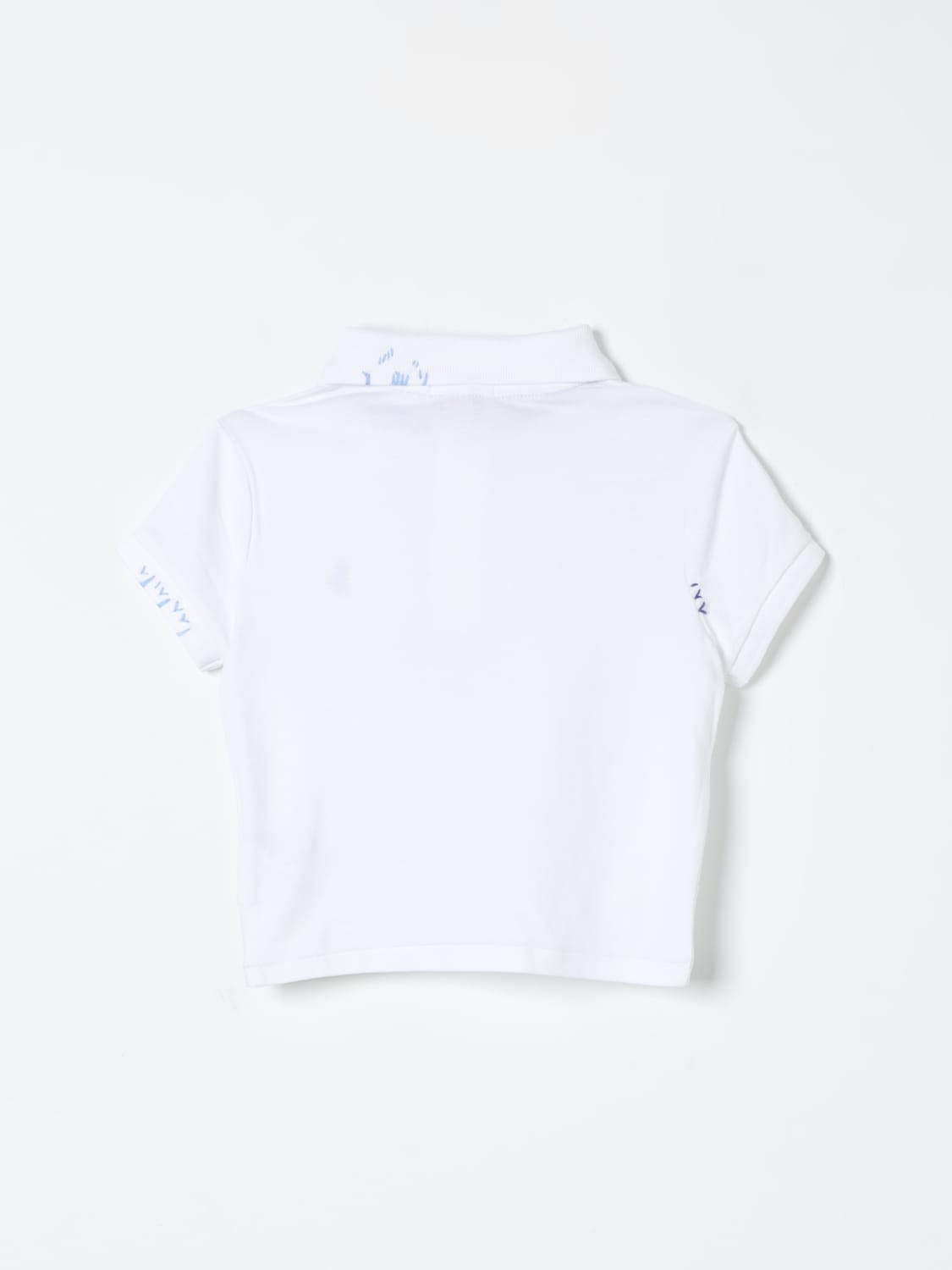 POLO RALPH LAUREN POLO SHIRT: Polo shirt kids Polo Ralph Lauren, White - Img 2