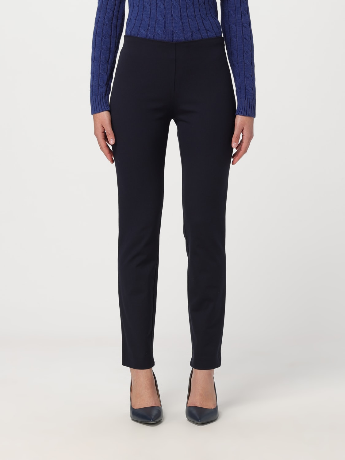 LAUREN RALPH LAUREN PANTALÓN: Pantalón mujer Lauren Ralph Lauren, Azul Marino - Img 1