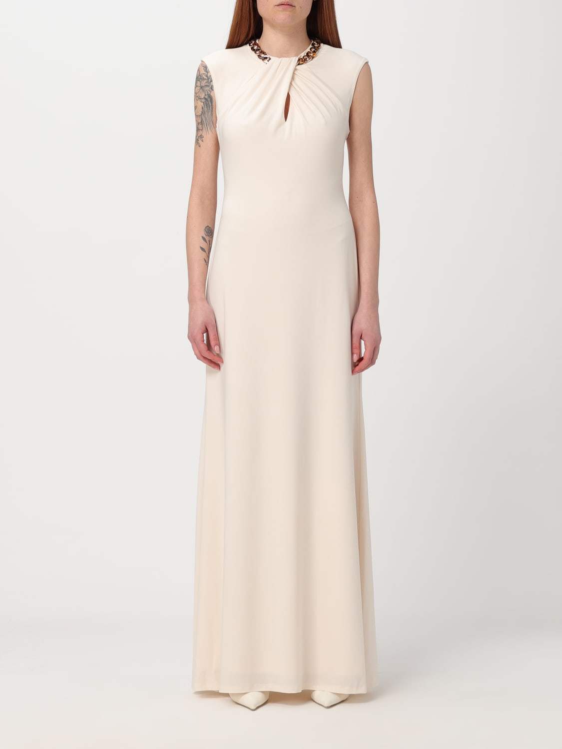 LAUREN RALPH LAUREN DRESS: Dress woman Lauren Ralph Lauren, Natural - Img 1