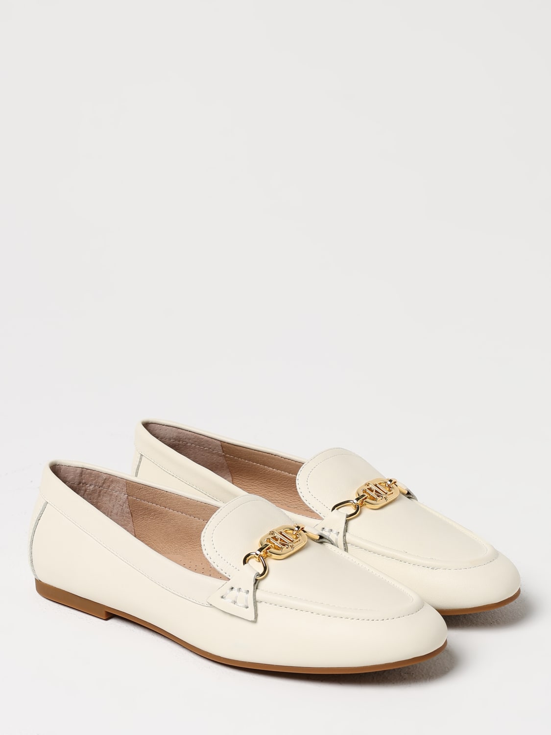 Lauren Ralph Lauren Outlet Shoes woman Natural Lauren Ralph Lauren flat shoes 802834983003 online at GIGLIO.COM