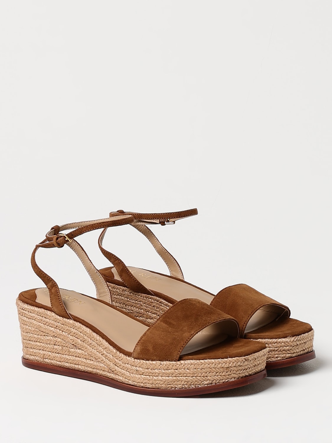 LAUREN RALPH LAUREN HEELED SANDALS: Shoes woman Lauren Ralph Lauren, Brown - Img 2