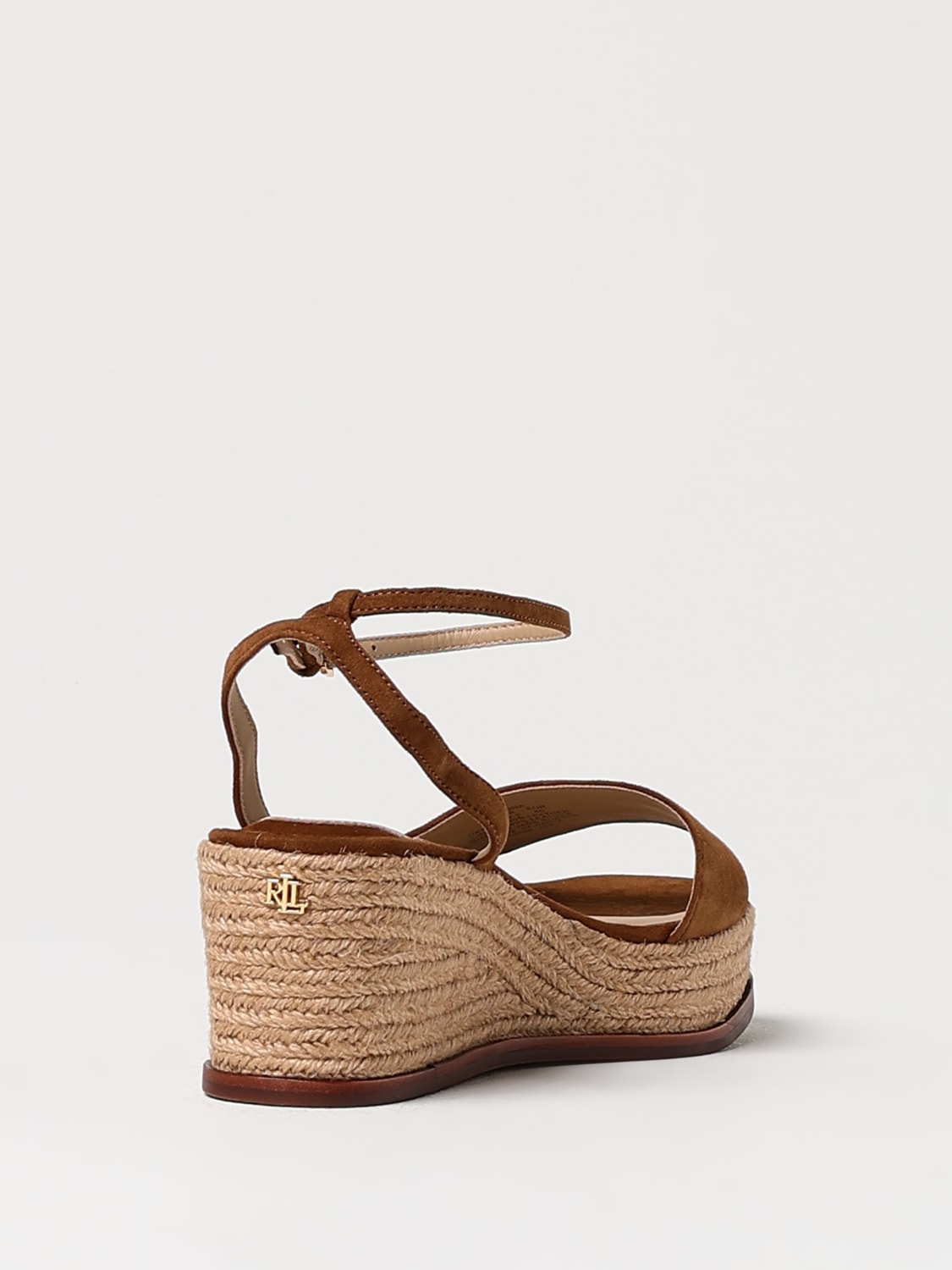 LAUREN RALPH LAUREN HEELED SANDALS: Shoes woman Lauren Ralph Lauren, Brown - Img 3