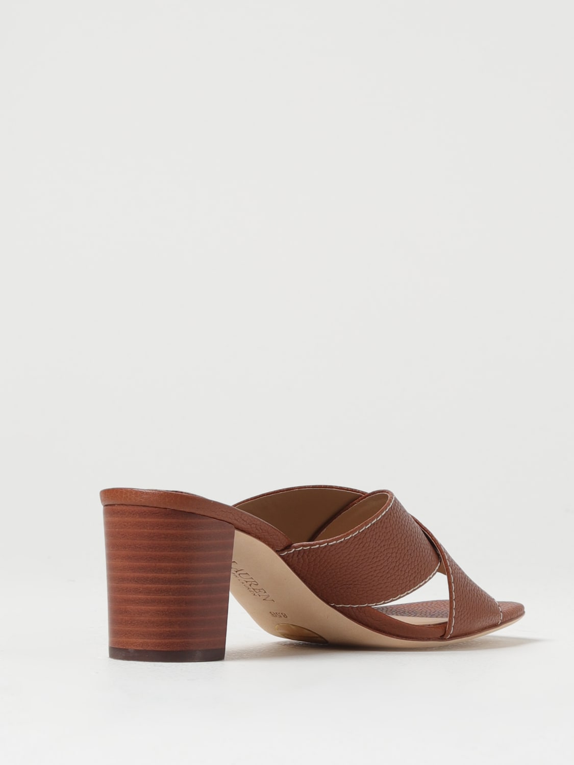 LAUREN RALPH LAUREN HEELED SANDALS: Shoes woman Lauren Ralph Lauren, Beige - Img 3