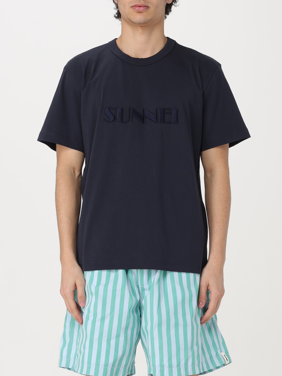 SUNNEI T-SHIRT: T-shirt men Sunnei, Blue - Img 1