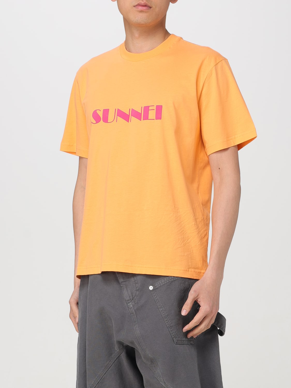 SUNNEI T-SHIRT: T-shirt men Sunnei, Peach - Img 4