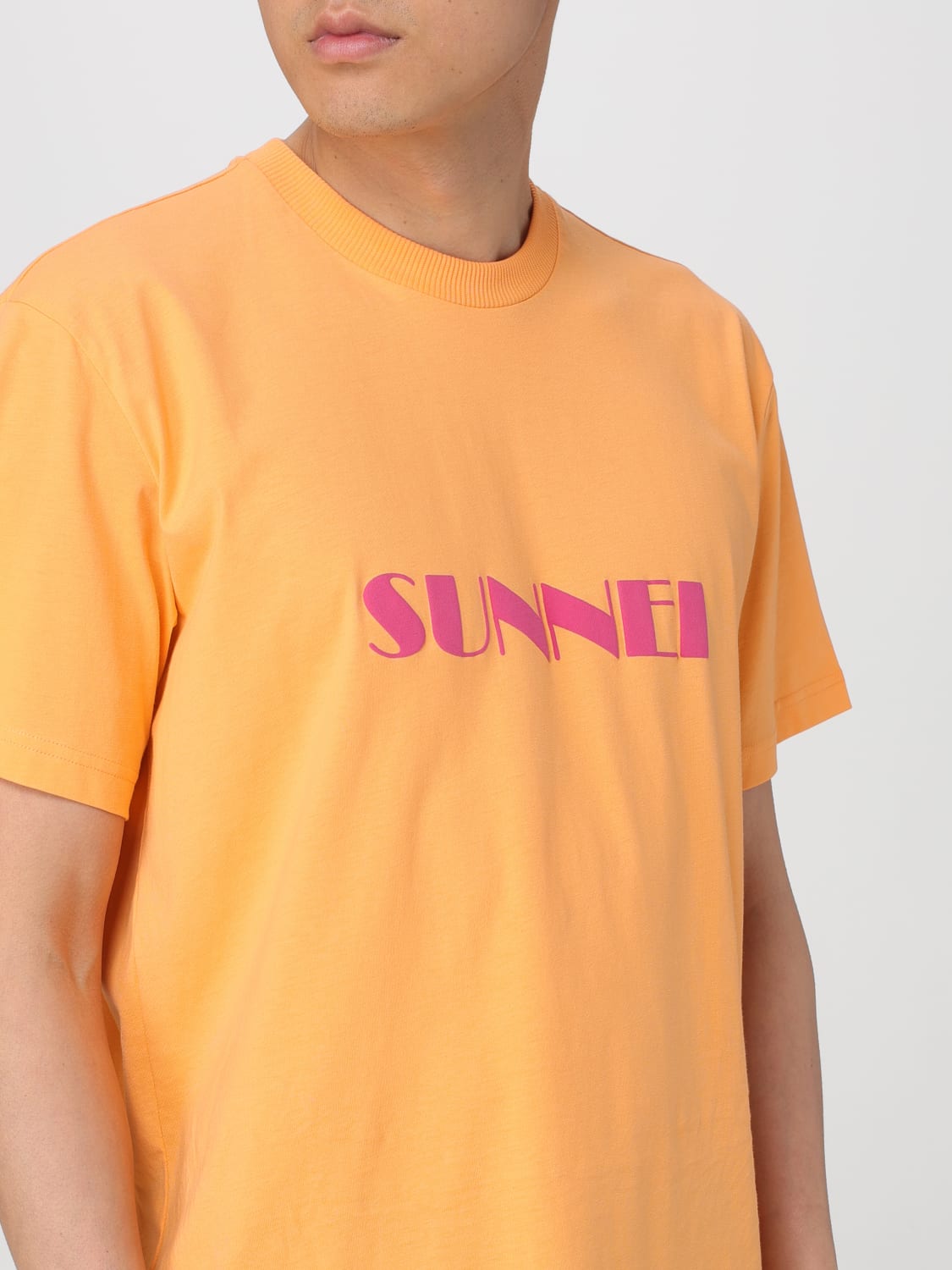 SUNNEI T-SHIRT: T-shirt men Sunnei, Peach - Img 5