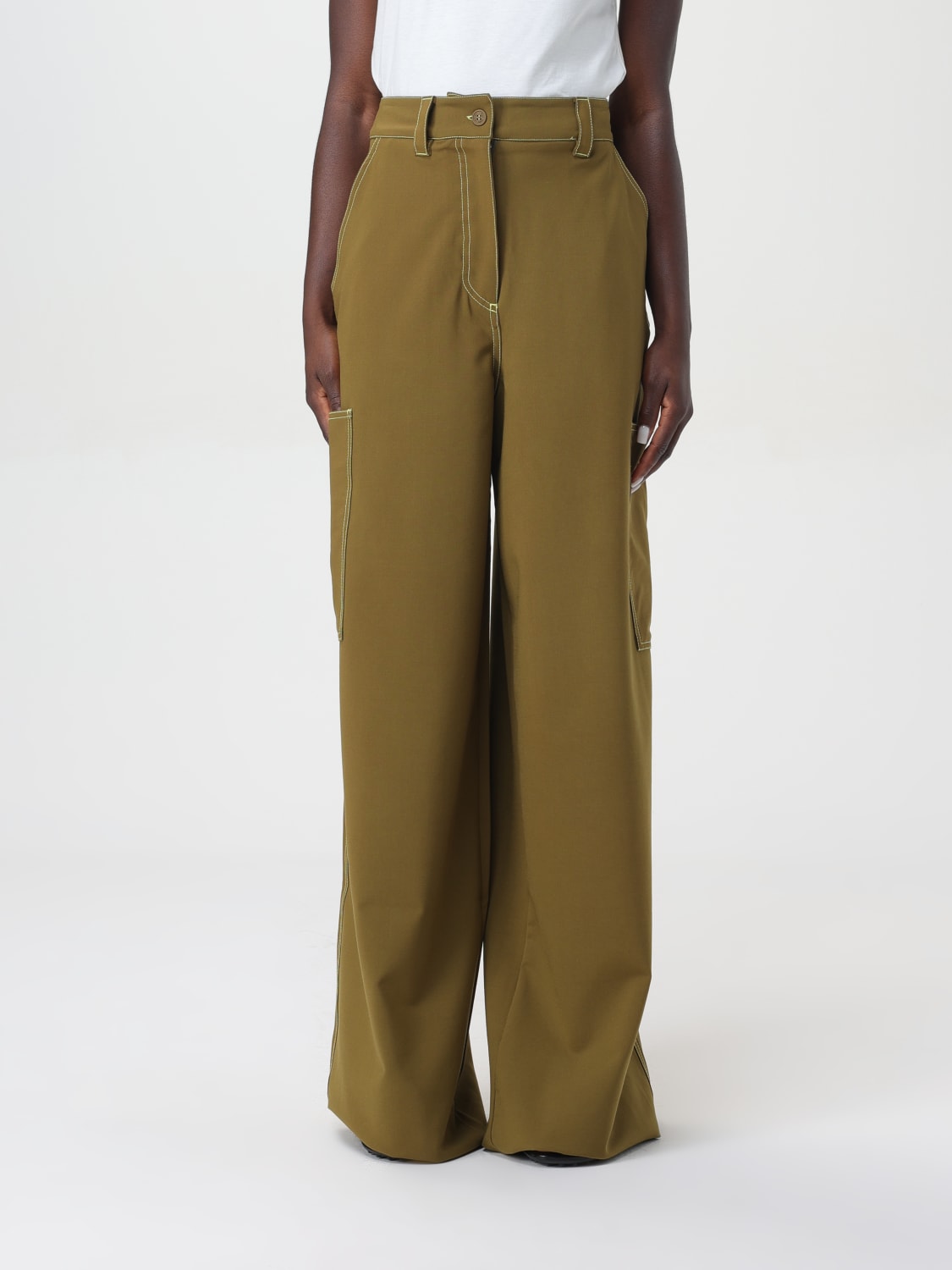 SUNNEI PANTS: Pants woman Sunnei, Green - Img 1