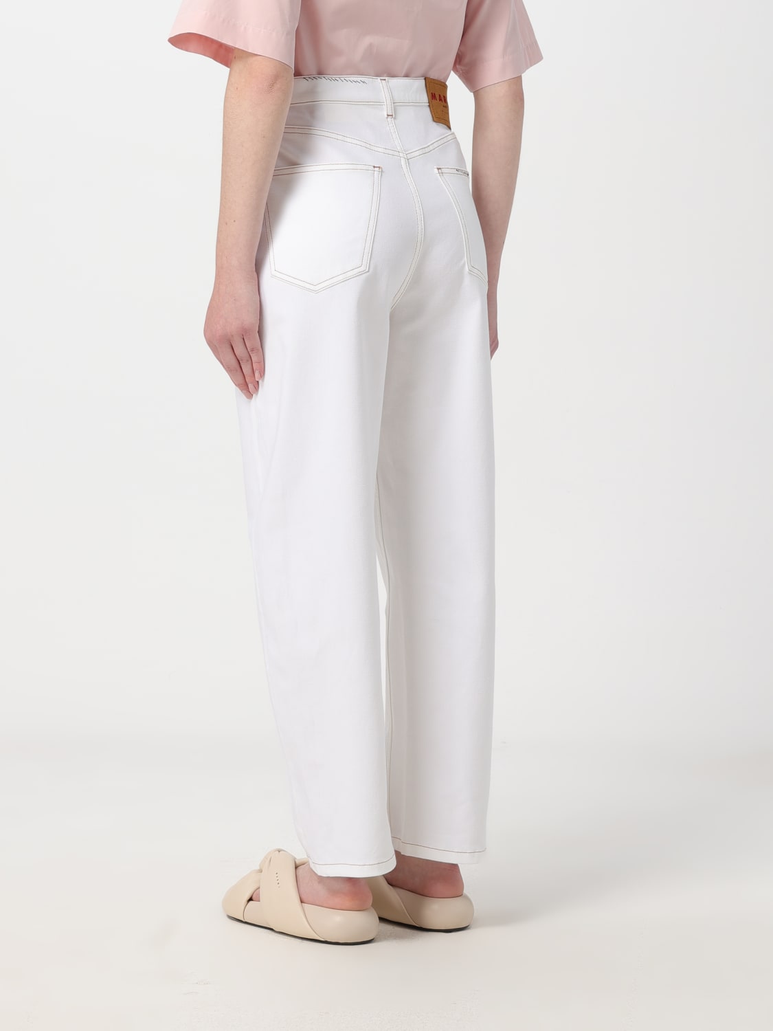 MARNI JEANS: Pants woman Marni, White - Img 3