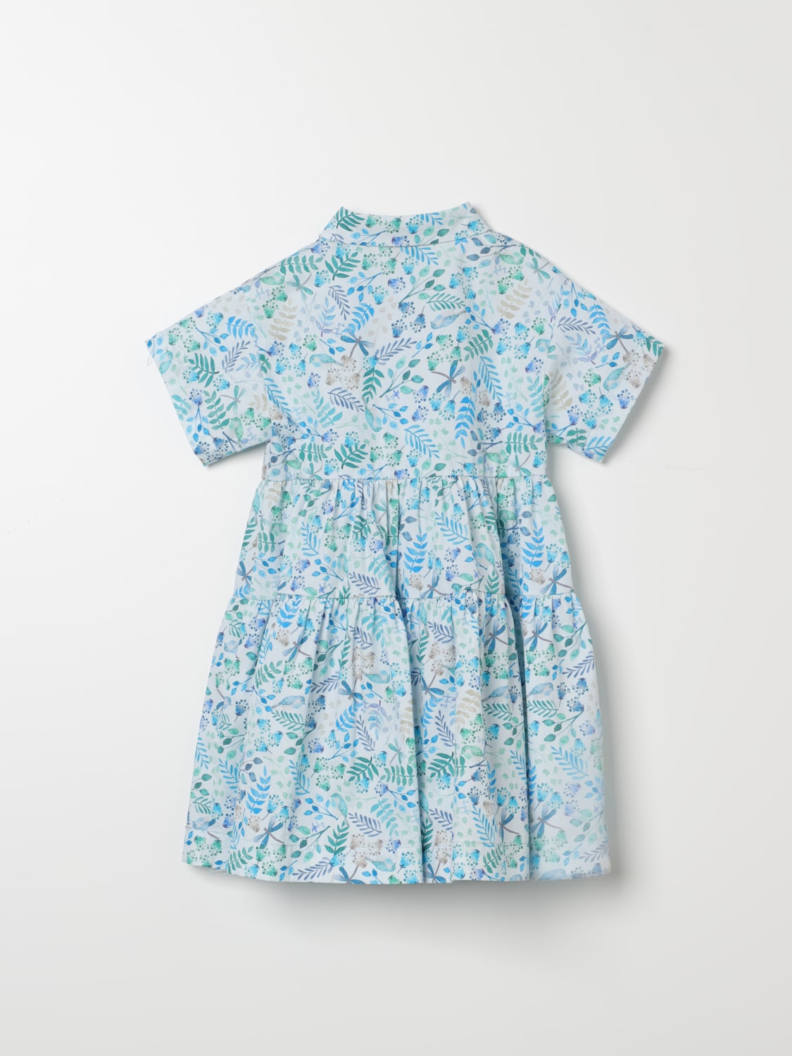 IL GUFO DRESS: Dress kids Il Gufo, Gnawed Blue - Img 2