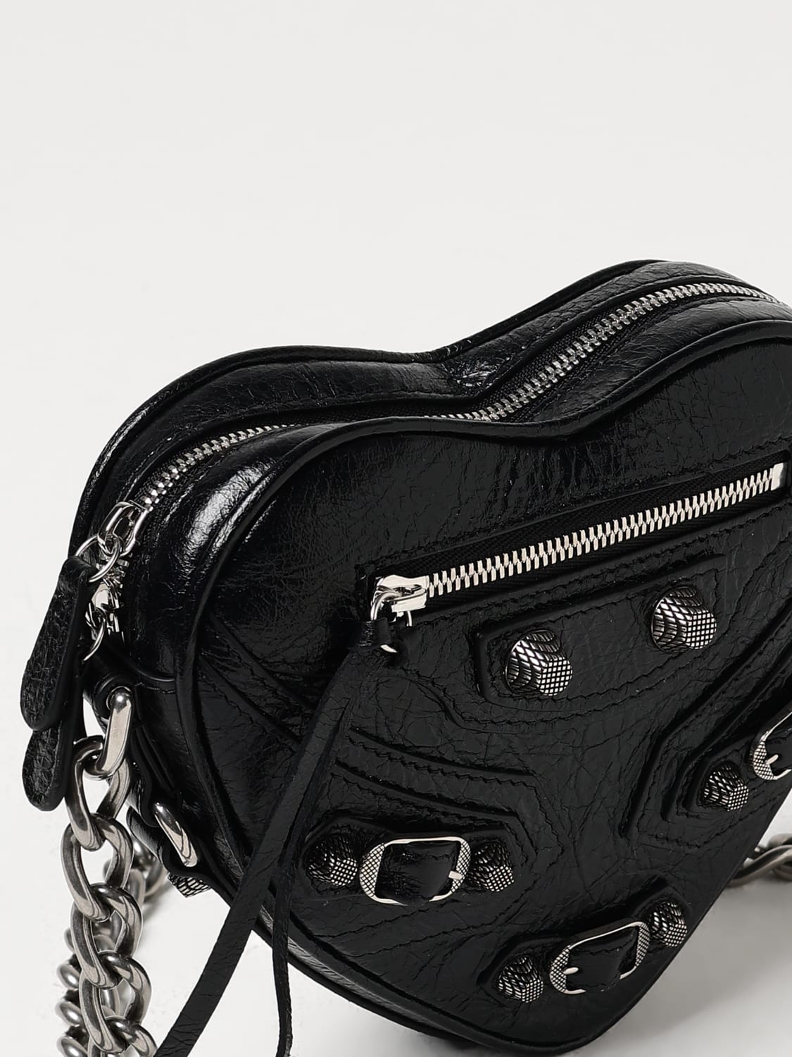 BALENCIAGA MINI BAG: Shoulder bag woman Balenciaga, Black - Img 4