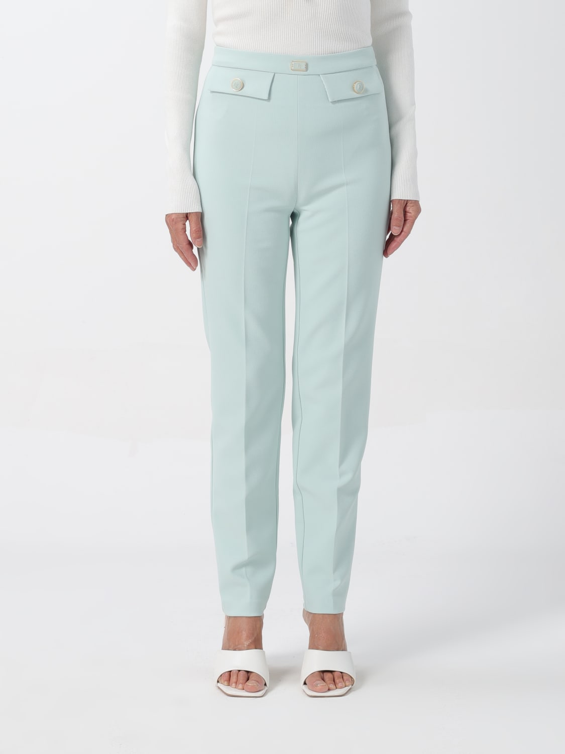 ELISABETTA FRANCHI PANTS: Pants woman Elisabetta Franchi, Water - Img 1