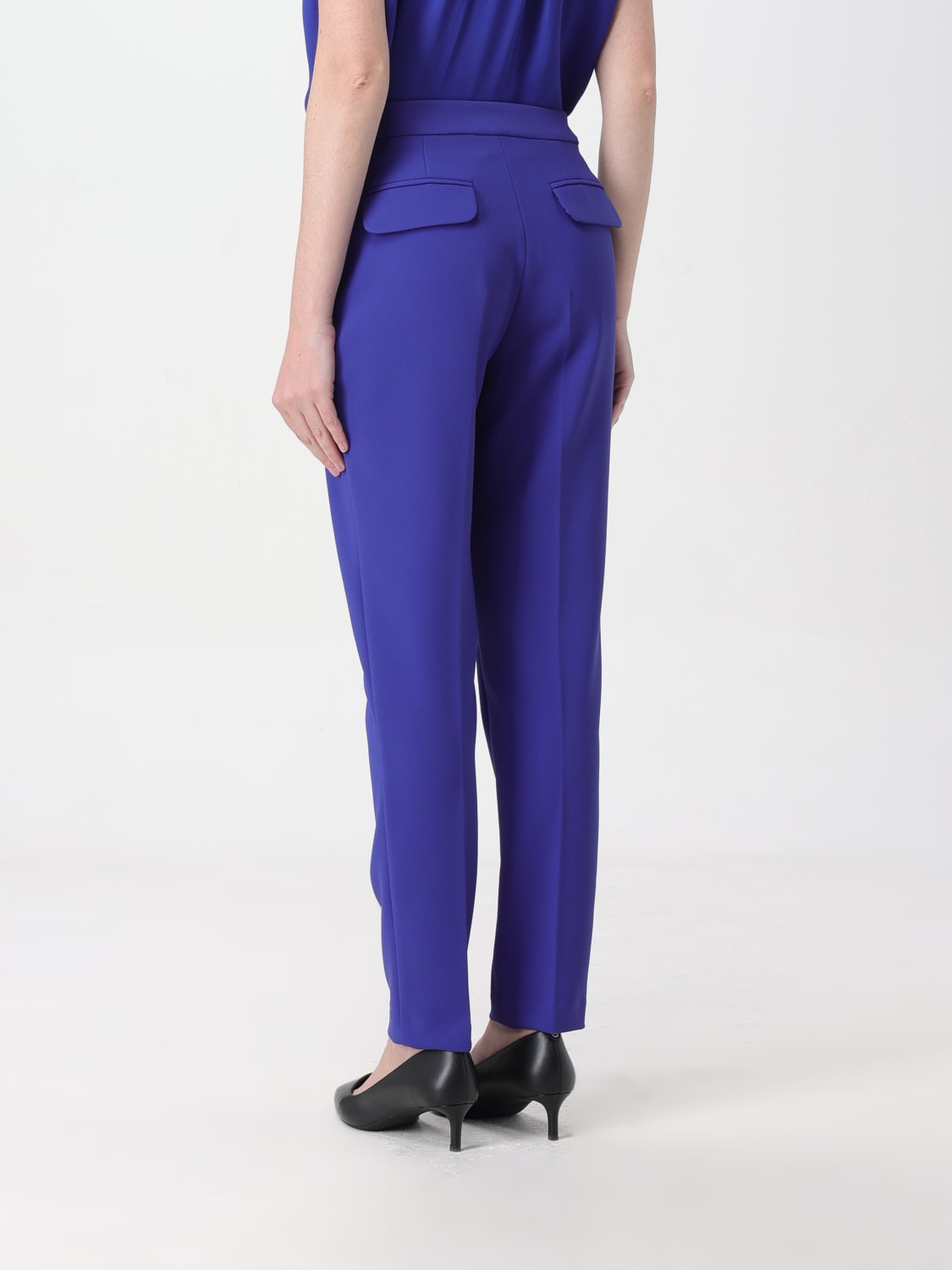 ELISABETTA FRANCHI PANTALON: Pantalon femme Elisabetta Franchi, Bleu - Img 3