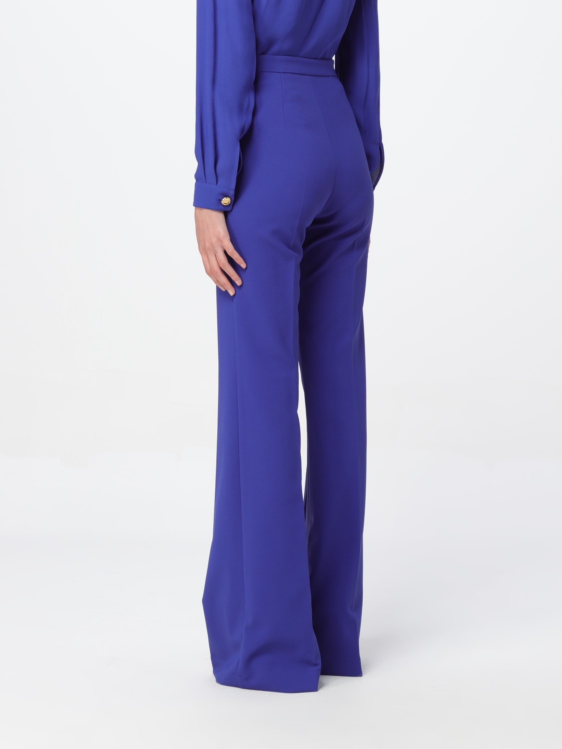 ELISABETTA FRANCHI PANTS: Pants woman Elisabetta Franchi, Indigo - Img 3