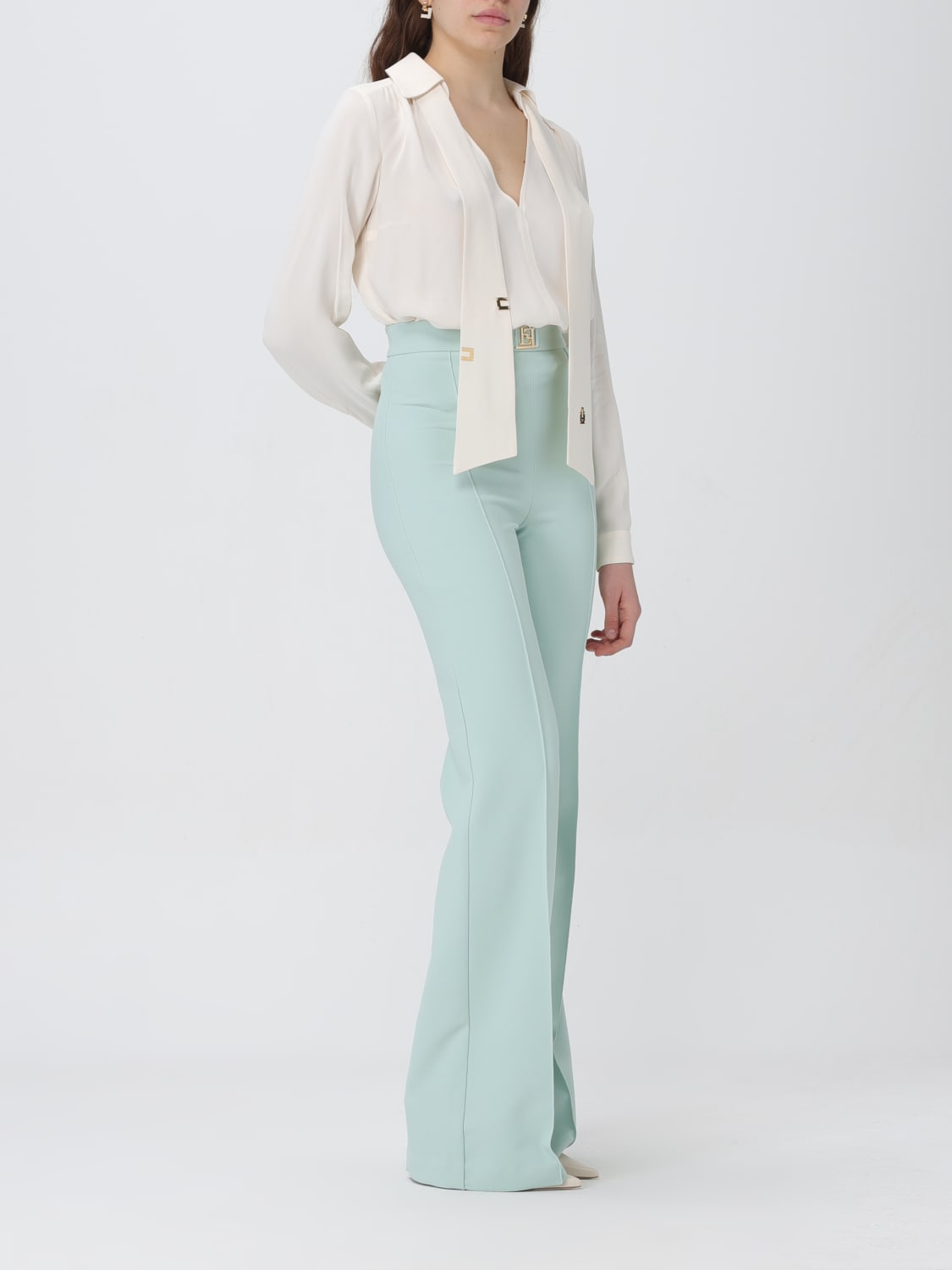 ELISABETTA FRANCHI PANTS: Pants woman Elisabetta Franchi, Water - Img 2