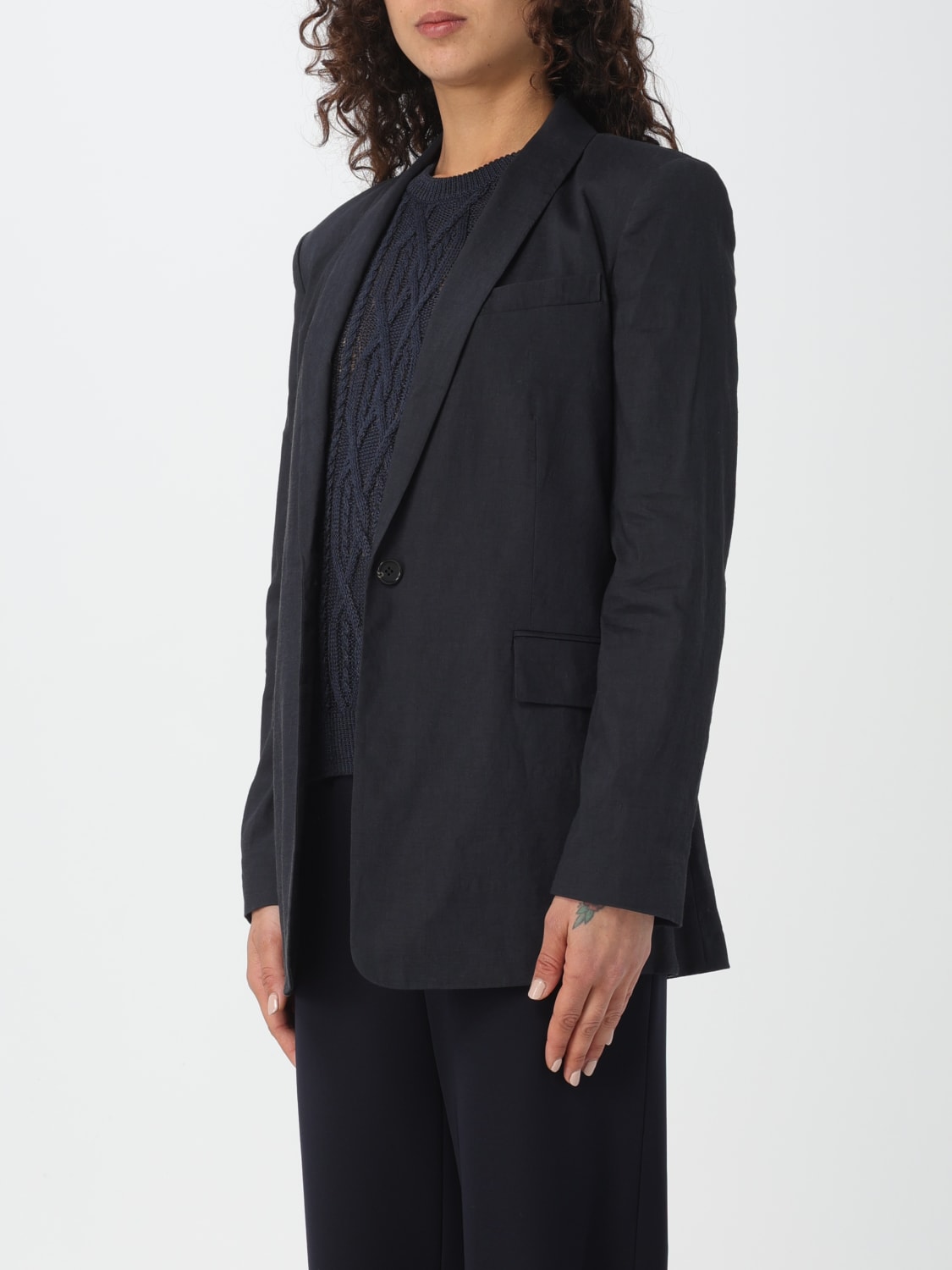アウターその他 THEORY Woman Blazer Blue O0203104 UJS Theory Outlet: Blazer woman - Blue | Theory blazer O0203104