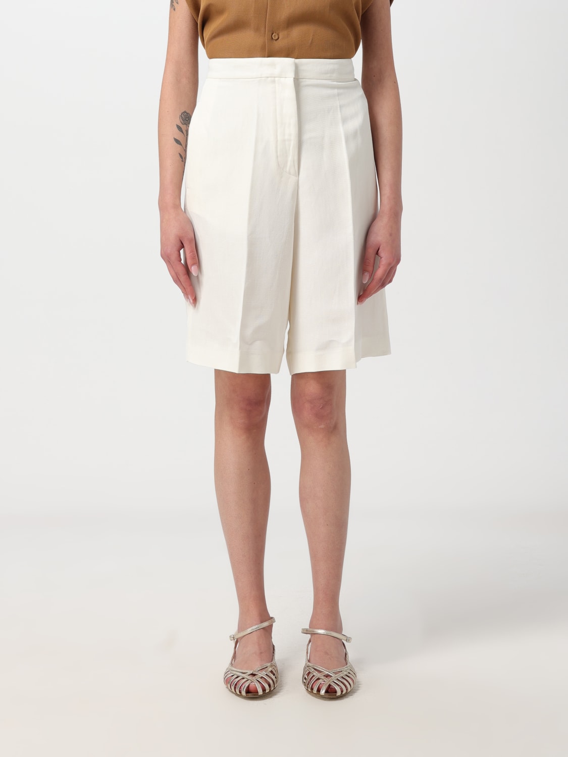 ショートパンツ FABIANA FILIPPI Woman Short White TPD274F096D646 0142 FABIANA FILIPPI: Short woman - White | Fabiana Filippi