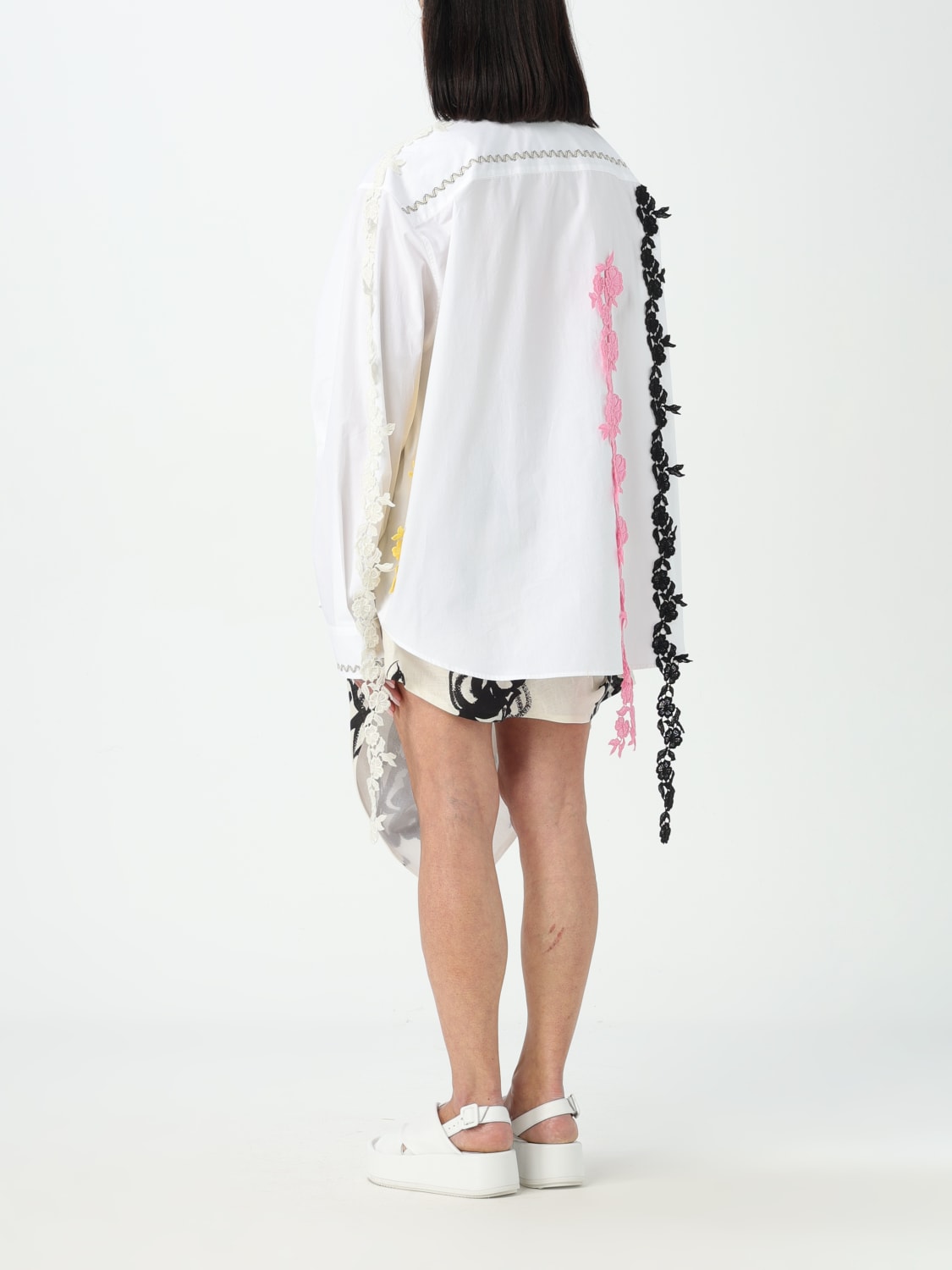 MSGM SHIRT: Shirt woman MSGM, White - Img 3